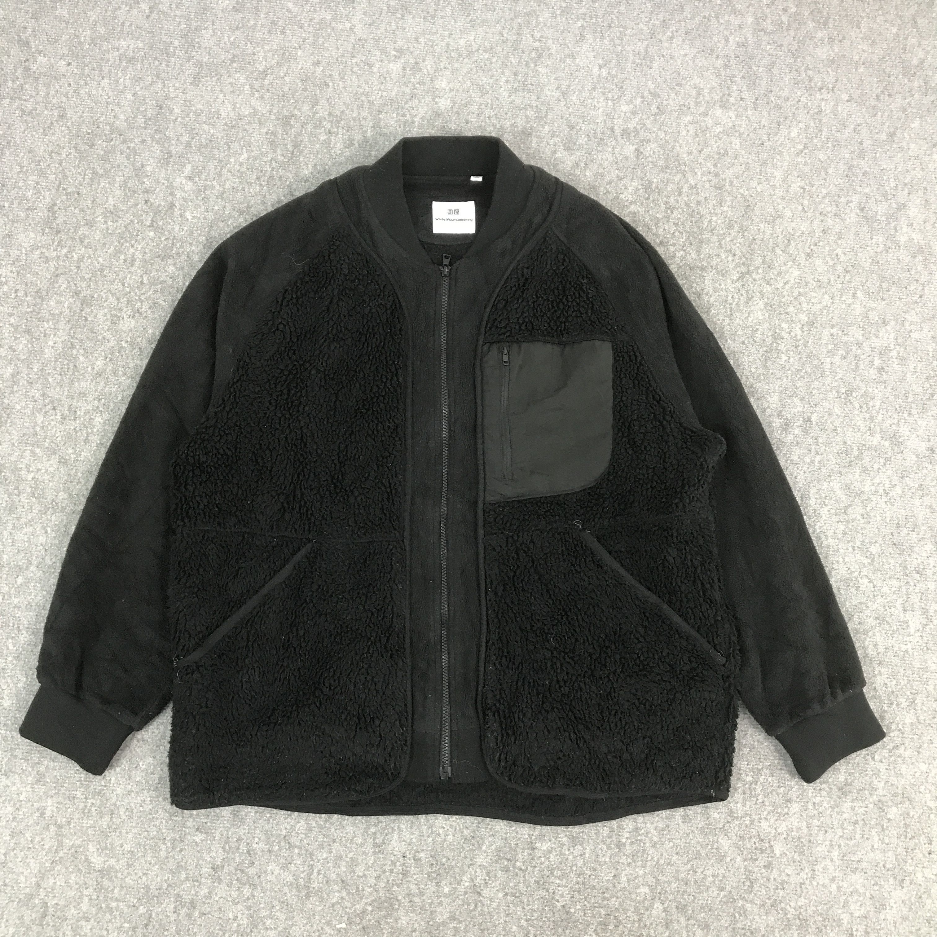 Uniqlo × White Mountaineering UNIQLO x WHITE MOUNTAINEERING FLEECE HALF BUTTON JACKET Size US L / EU 52-54 / 3 - 1 Thumbnail