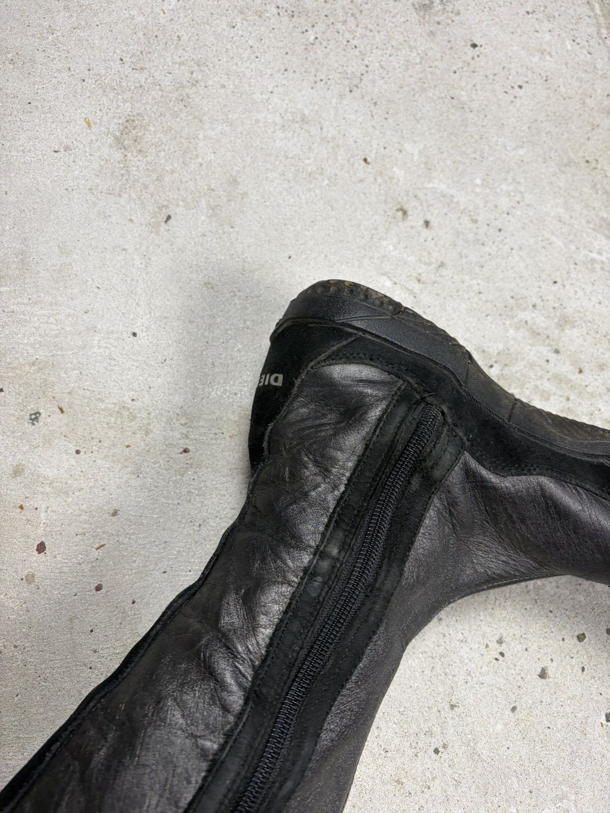 Diesel Vintage 2000s Diesel Black Cow Leather Archive Moto Boots Size US 8.5 / IT 38.5 - 6 Thumbnail