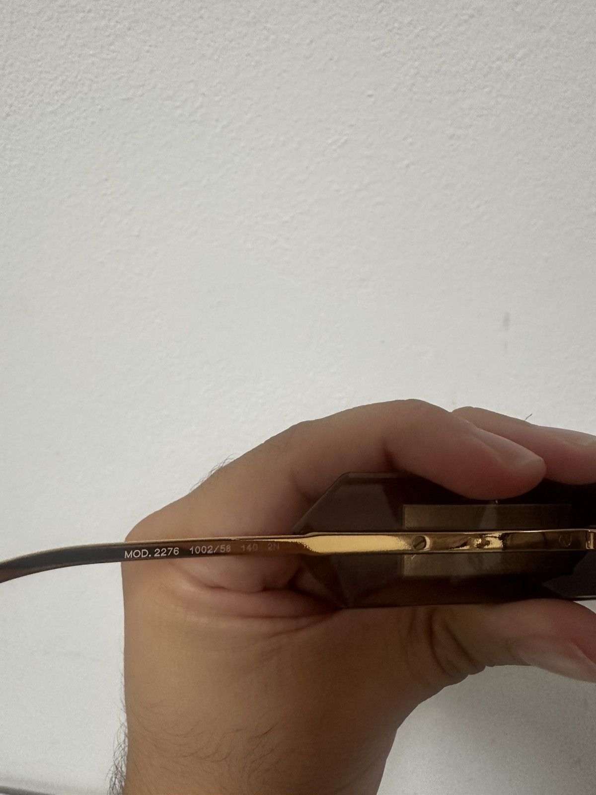 Versace Versace Damier Plaque Shield Sunglasses Size ONE SIZE - 7 Thumbnail