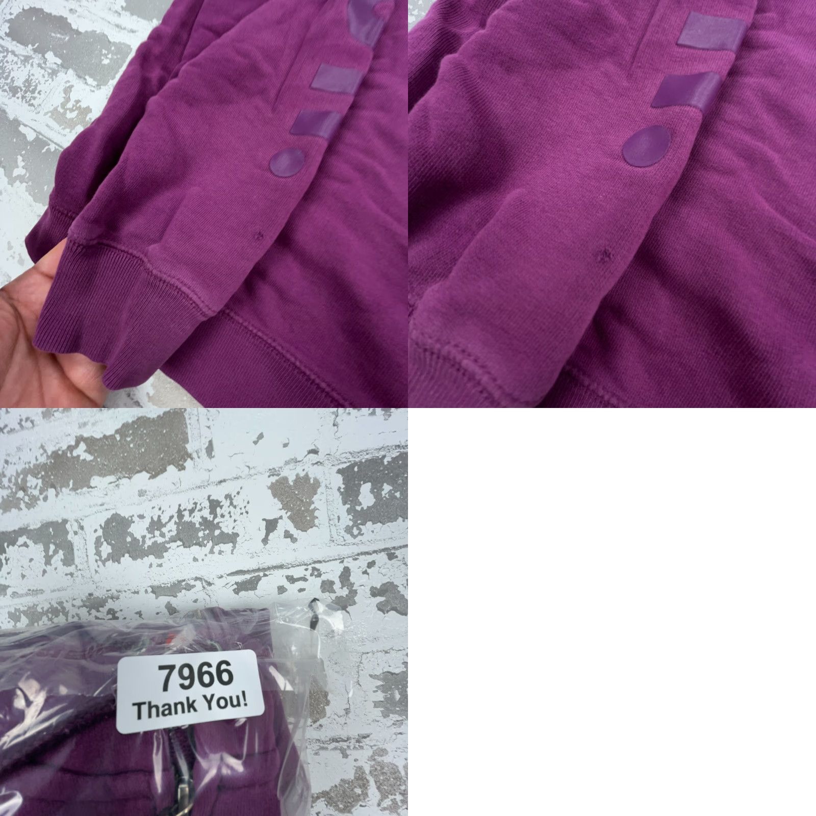 Nike Nike Hoodie Shirt Men S Purple Full Zip Track Jacket Sweatshirt Warm Up Adult Size US S / EU 44-46 / 1 - 9 Thumbnail