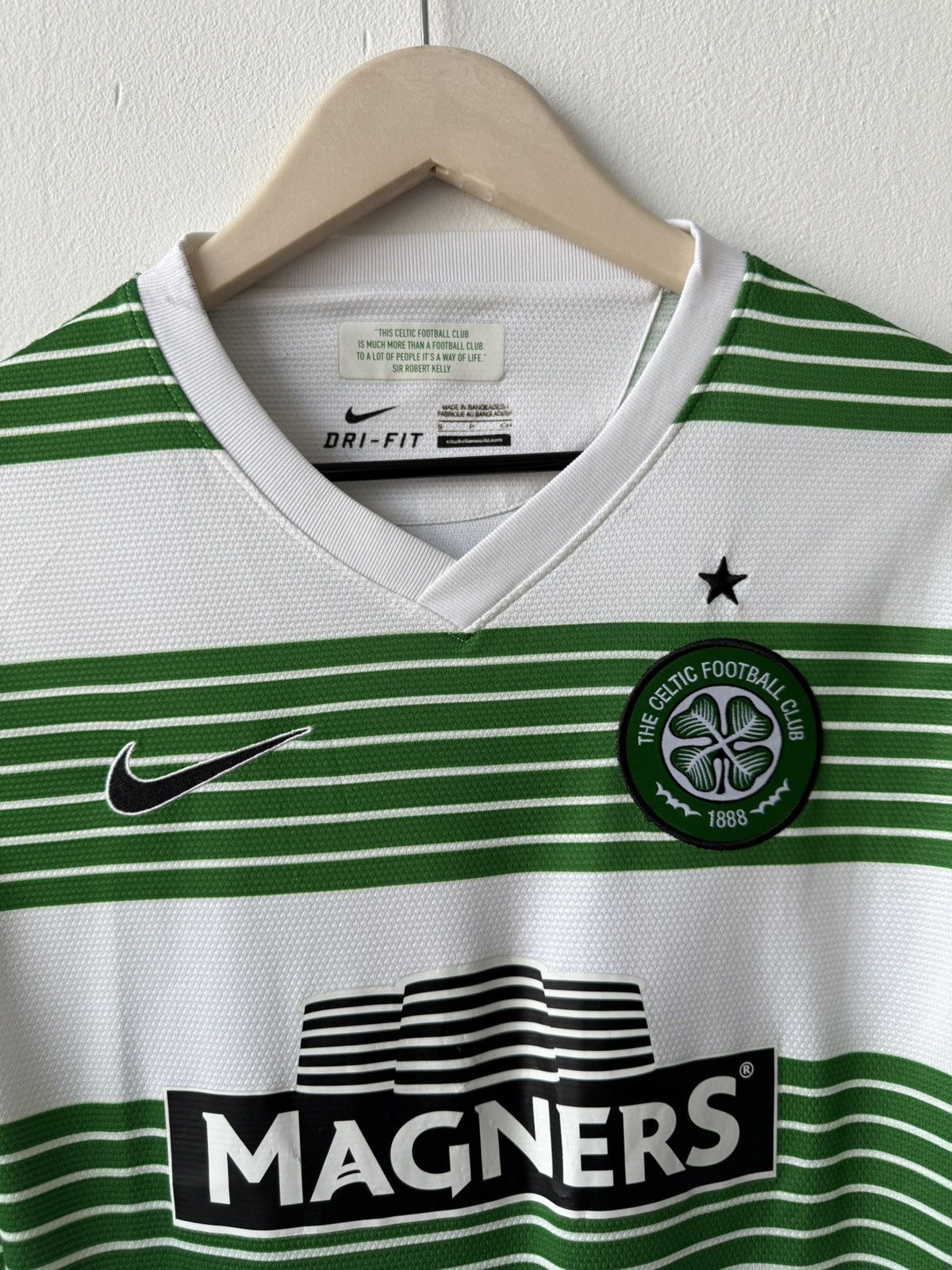 Nike × Vintage Nike Celtic 2013/2014 Amido #17 League Champions Home Jersey Size US S / EU 44-46 / 1 - 9 Thumbnail