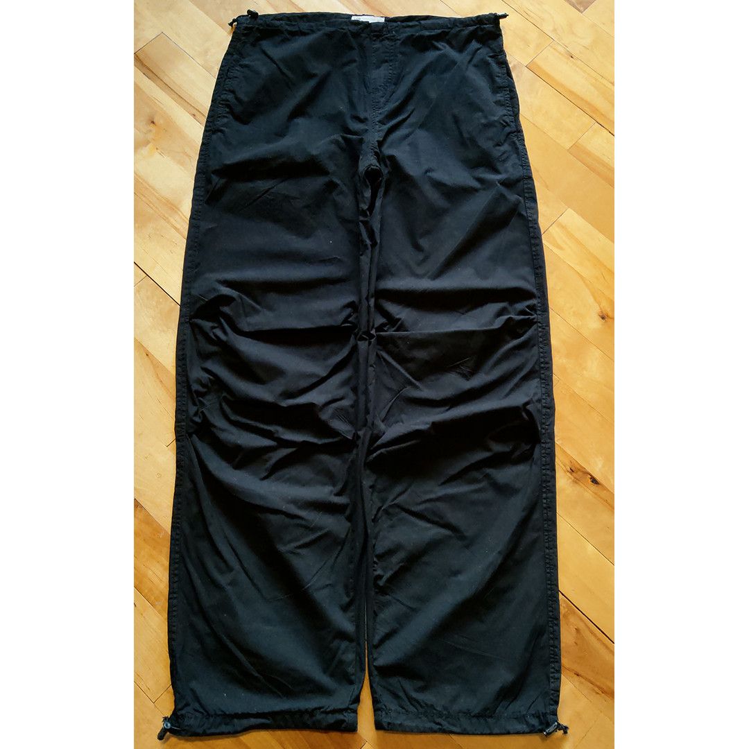 Japanese Brand × Vintage Minimalist Flared Pants Raver y2k Baggy Hacker Neo Alt Size US 32 / EU 48 - 1 Thumbnail