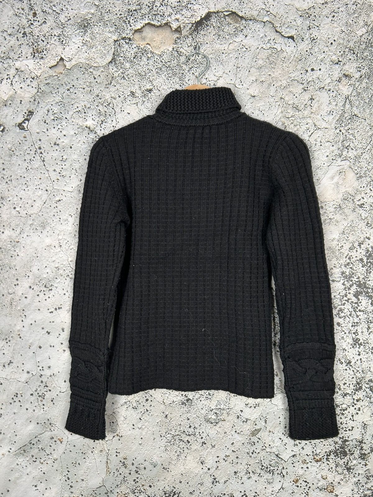 Versace Jeans Couture Vintage VJC Versace Jeans Couture Black Sweater Knit 90s Size M / US 6-8 / IT 42-44 - 5 Thumbnail