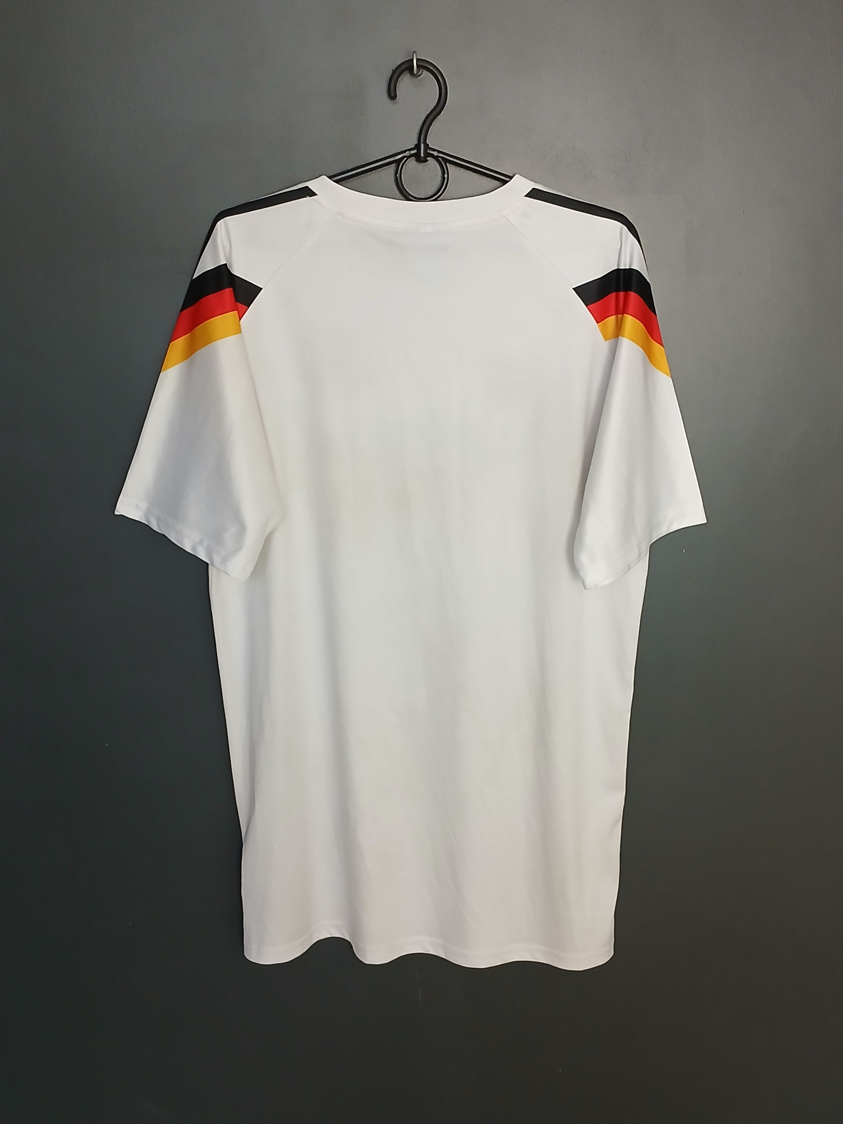 Adidas West Germany 1988/1991 Home Football Jersey T-Shirt Size US M / EU 48-50 / 2 - 2 Thumbnail