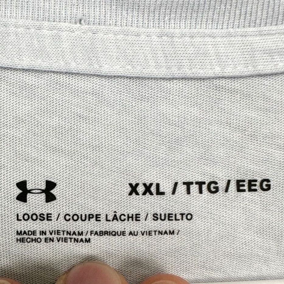 Under Armour Under Armour Loose Mens 2XL T-Shirt Grey Heather Graphic Print Tee Authnetic EUC Size US XXL / EU 58 / 5 - 3 Thumbnail