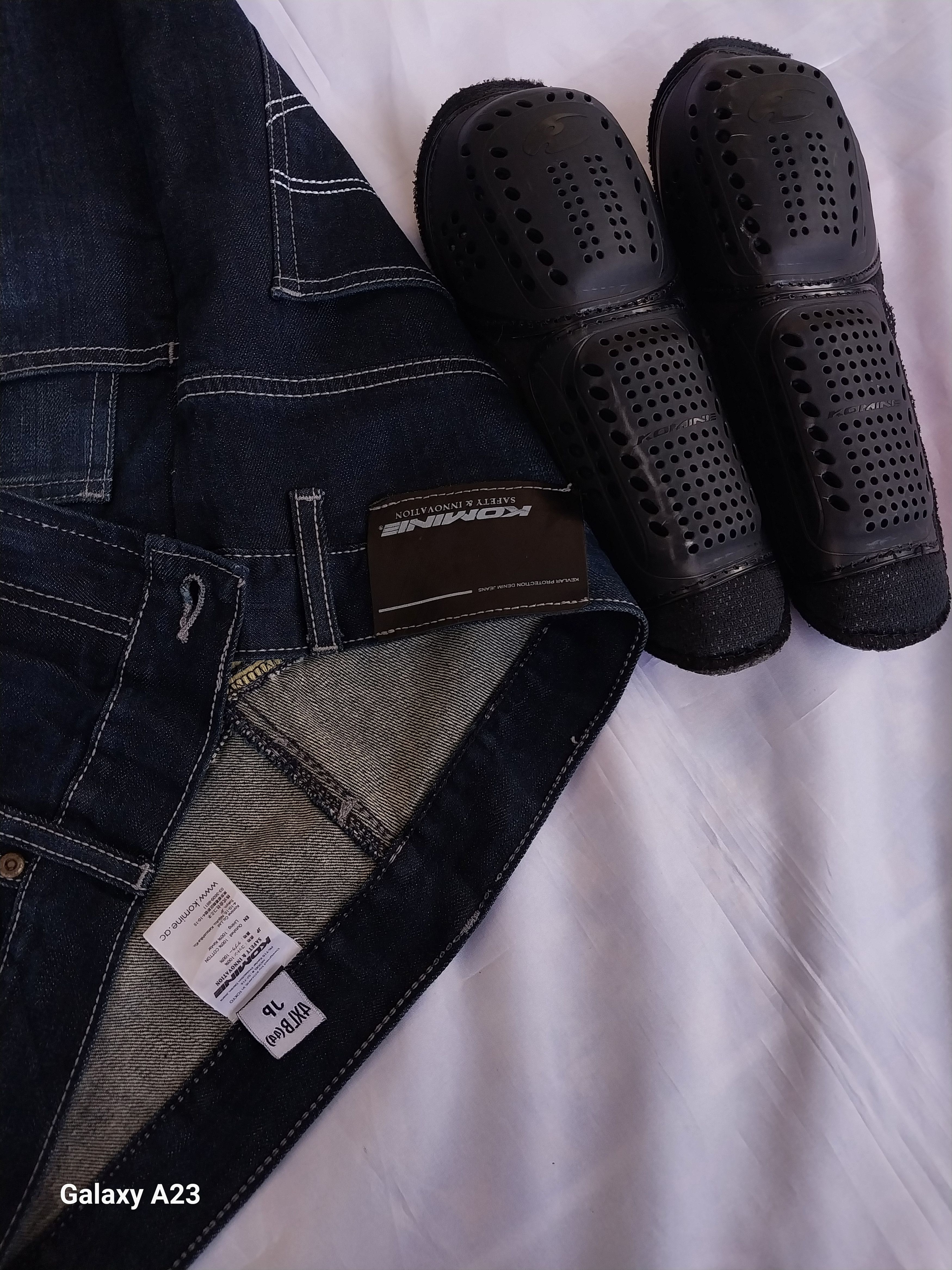 RIDING HIGH KOMINE PK-715 KEVLAR PROTECTION DENIM MOTORCYCLE RIDING Size US 44 / EU 60 - 11 Thumbnail