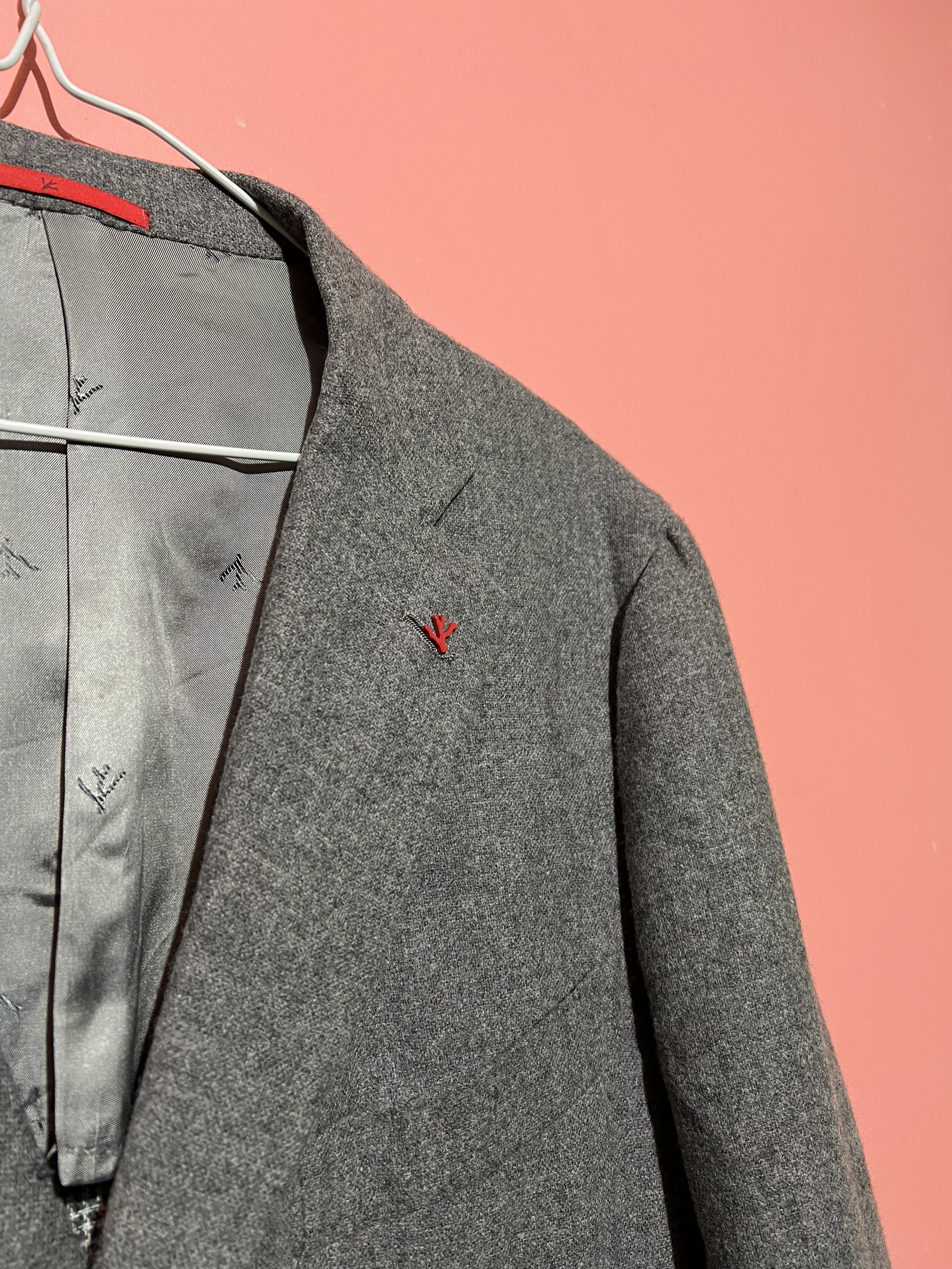 Isaia Isaia Napolii designer Italy Coat luxury wool limited Size US L / EU 52-54 / 3 - 11 Thumbnail