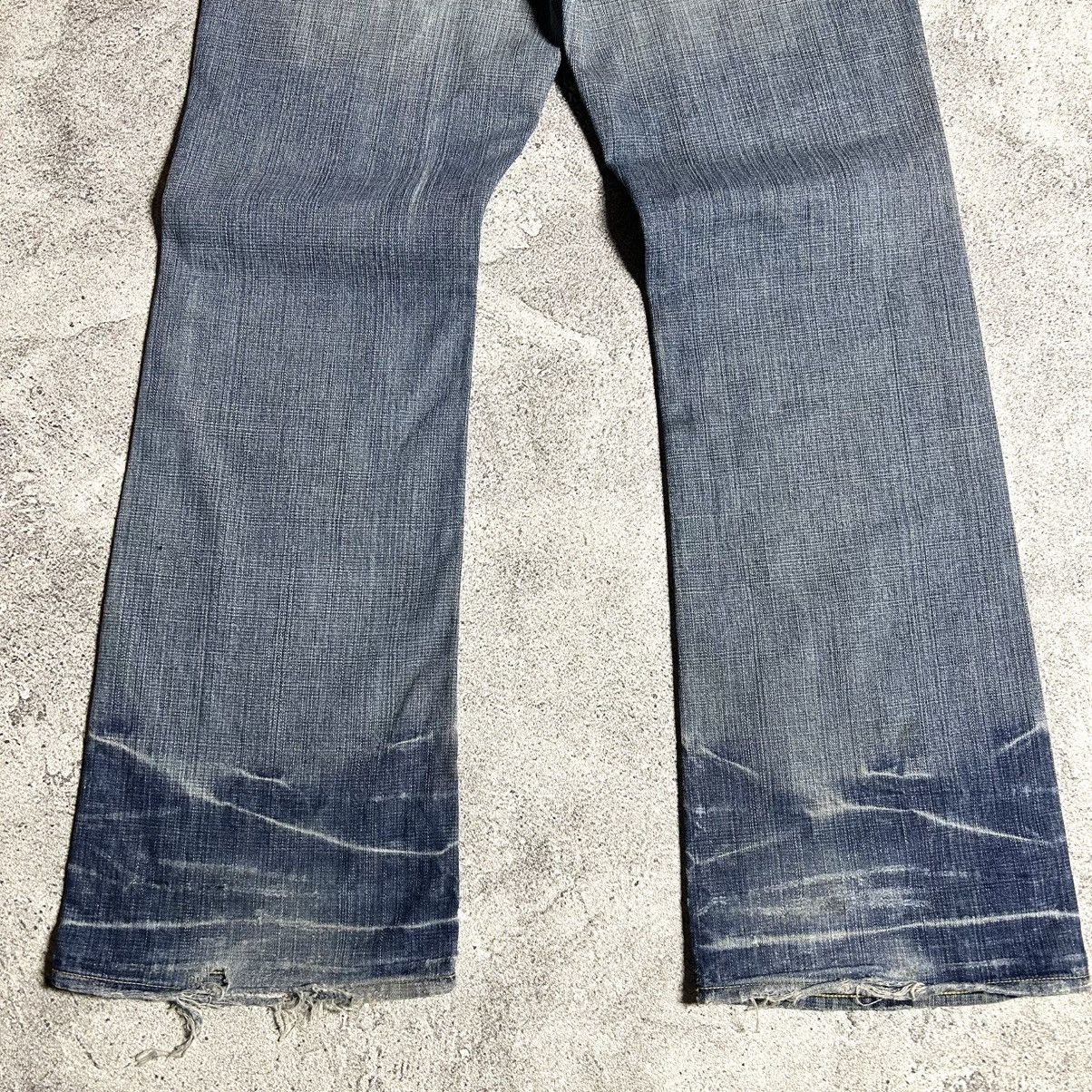 Japanese Brand Vintage SACRED BLUE Flared Denim Patchwork USA Size US 32 / EU 48 - 18 Thumbnail