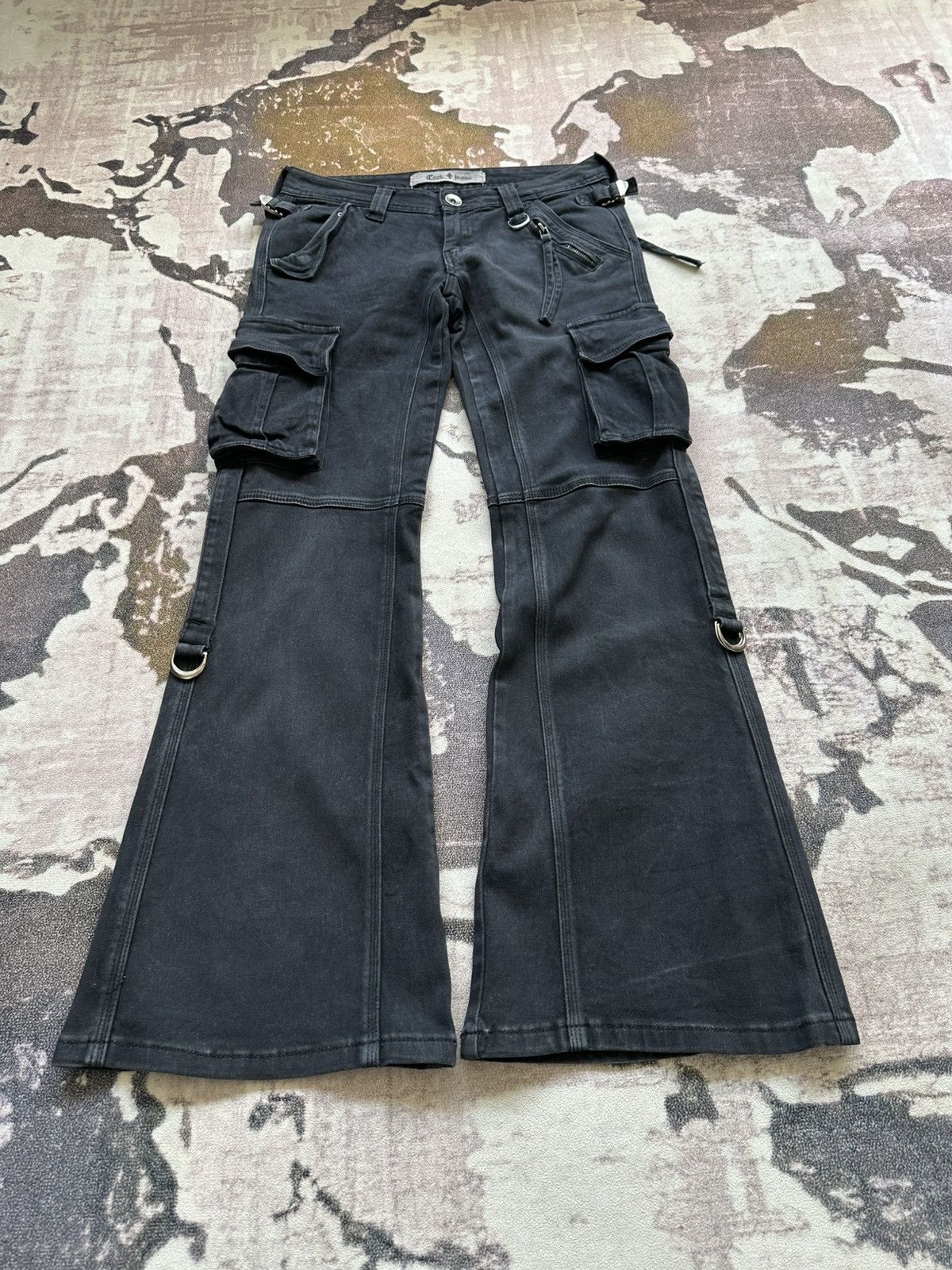 Cook Jeans 00's Cook Jeans V-kei cargo flared pants Size US 30 / EU 46 - 4 Thumbnail