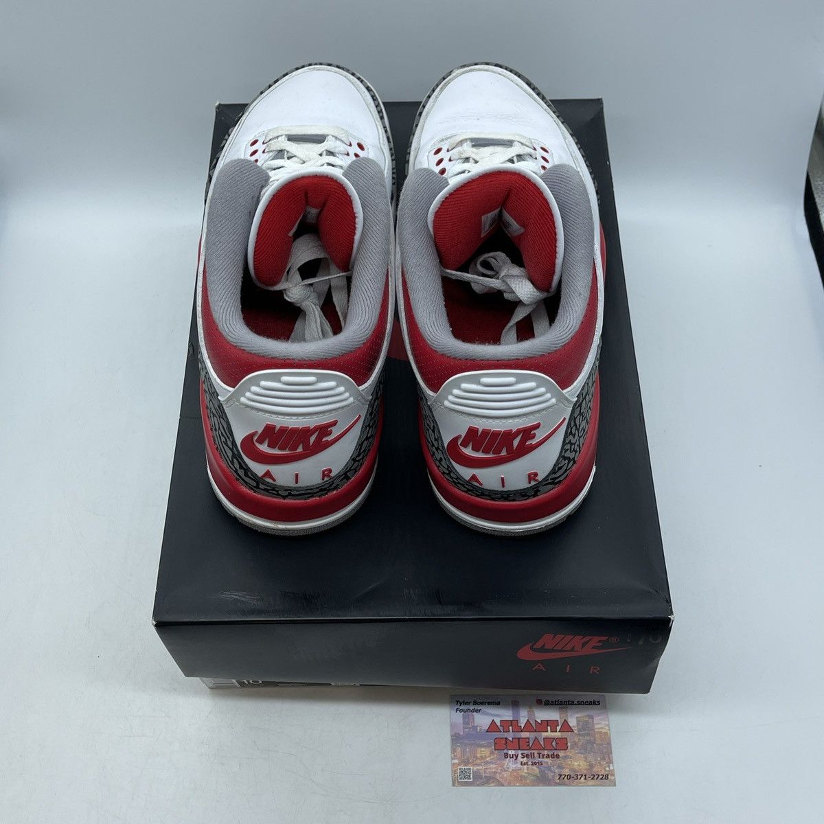 Jordan Brand Air Jordan 3 fire red Size US 10 / EU 43 - 6 Thumbnail