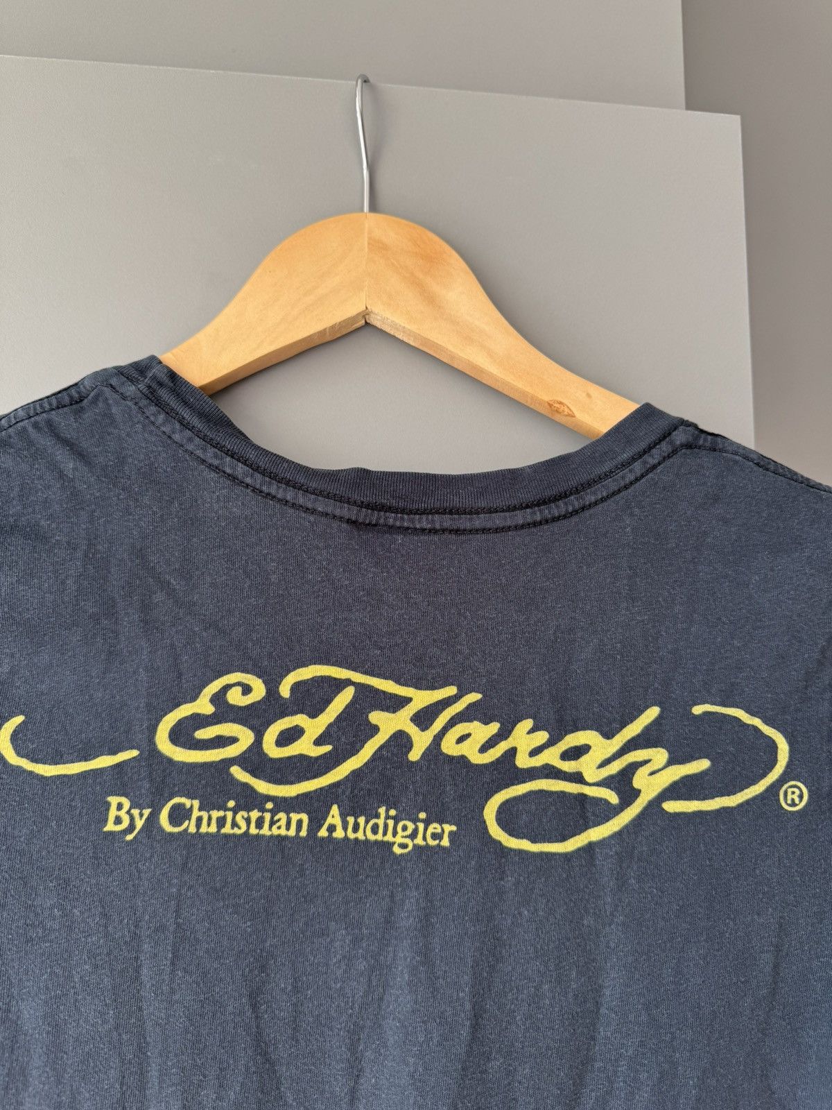 Ed Hardy × Vintage Vintage Rhinestones Ed Hardy Tee Y2K Size M / US 6-8 / IT 42-44 - 6 Thumbnail