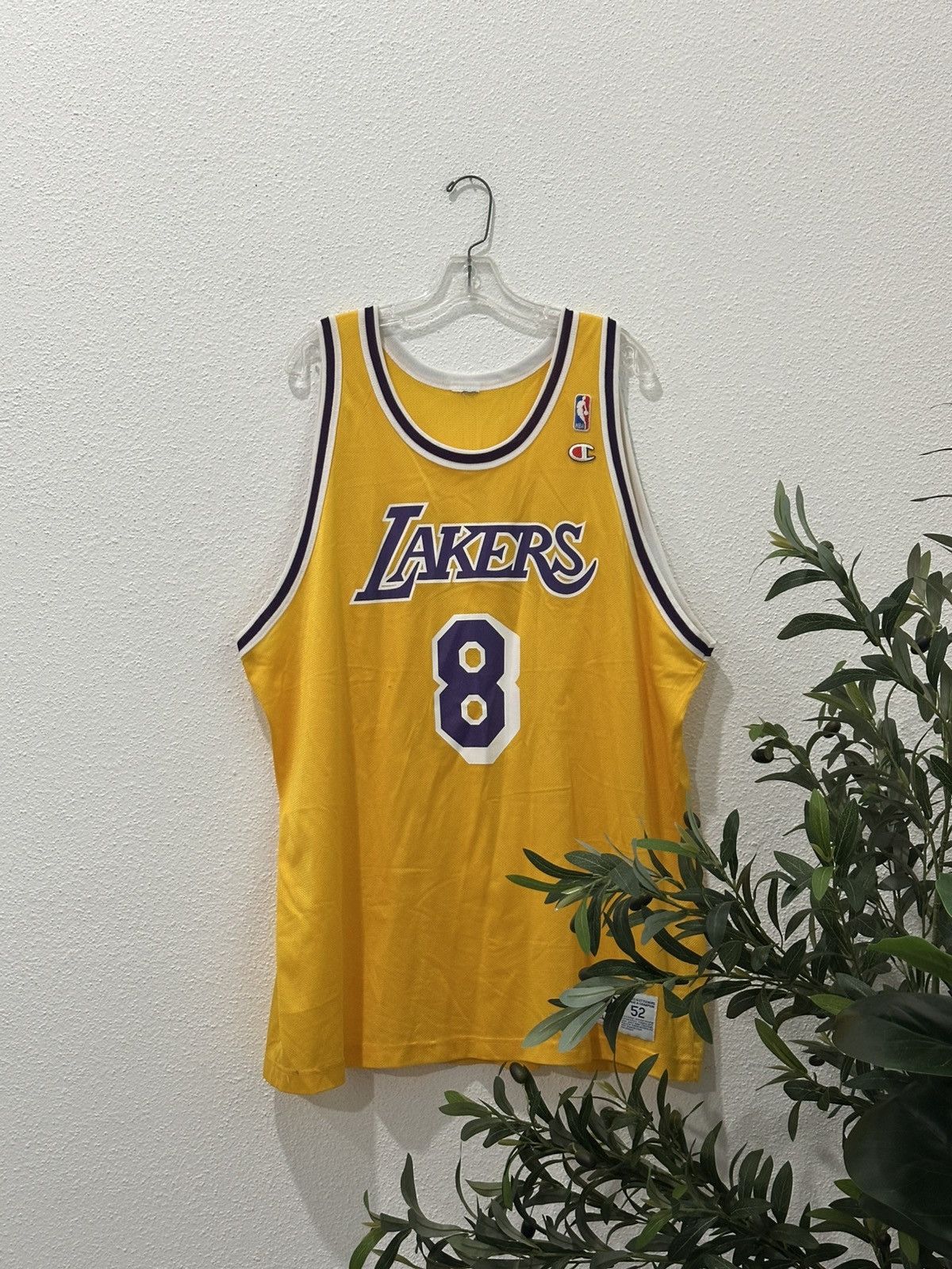 Champion Vintage 90s Los Angeles Lakers Kobe Bryant Champion Jersey Size US XXL / EU 58 / 5 - 1 Thumbnail