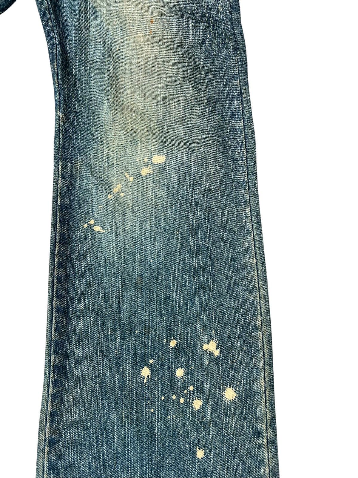 Vintage Double Waist Dirty Mud Denim Distressed Jeans Size US 31 - 10 Thumbnail