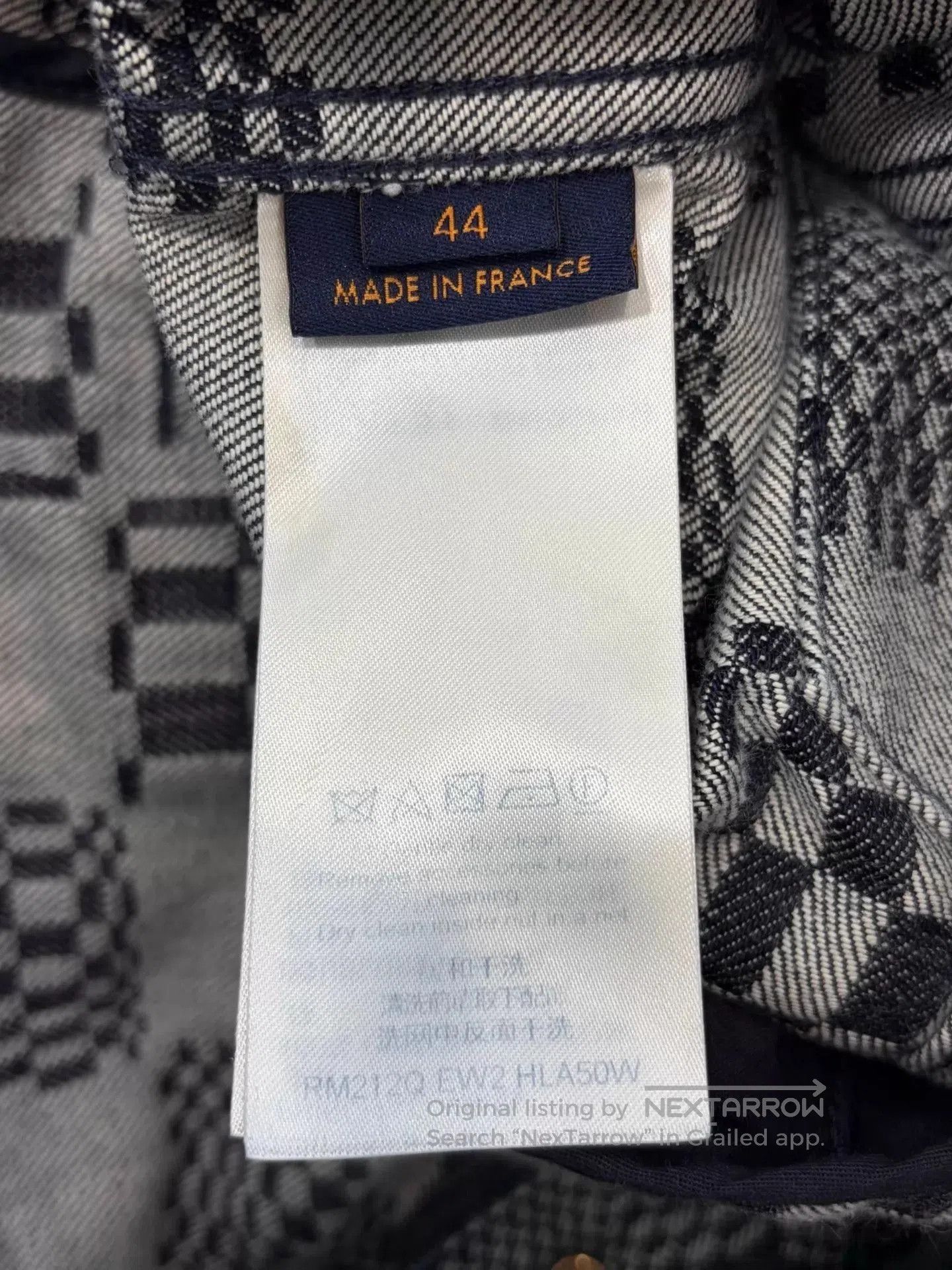 Louis Vuitton Multi Checkered Denim Jacket Size S. Size US S / EU 44-46 / 1 - 4 Thumbnail