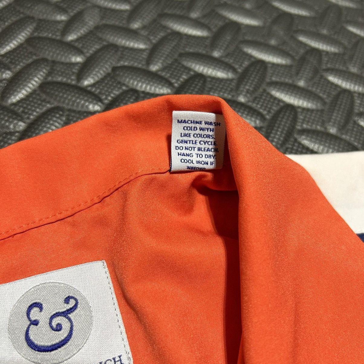 Other Kilburne Finch Shirt Button Up Mens XL Stripe 2 Tone Orange Size US XL / EU 56 / 4 - 3 Thumbnail
