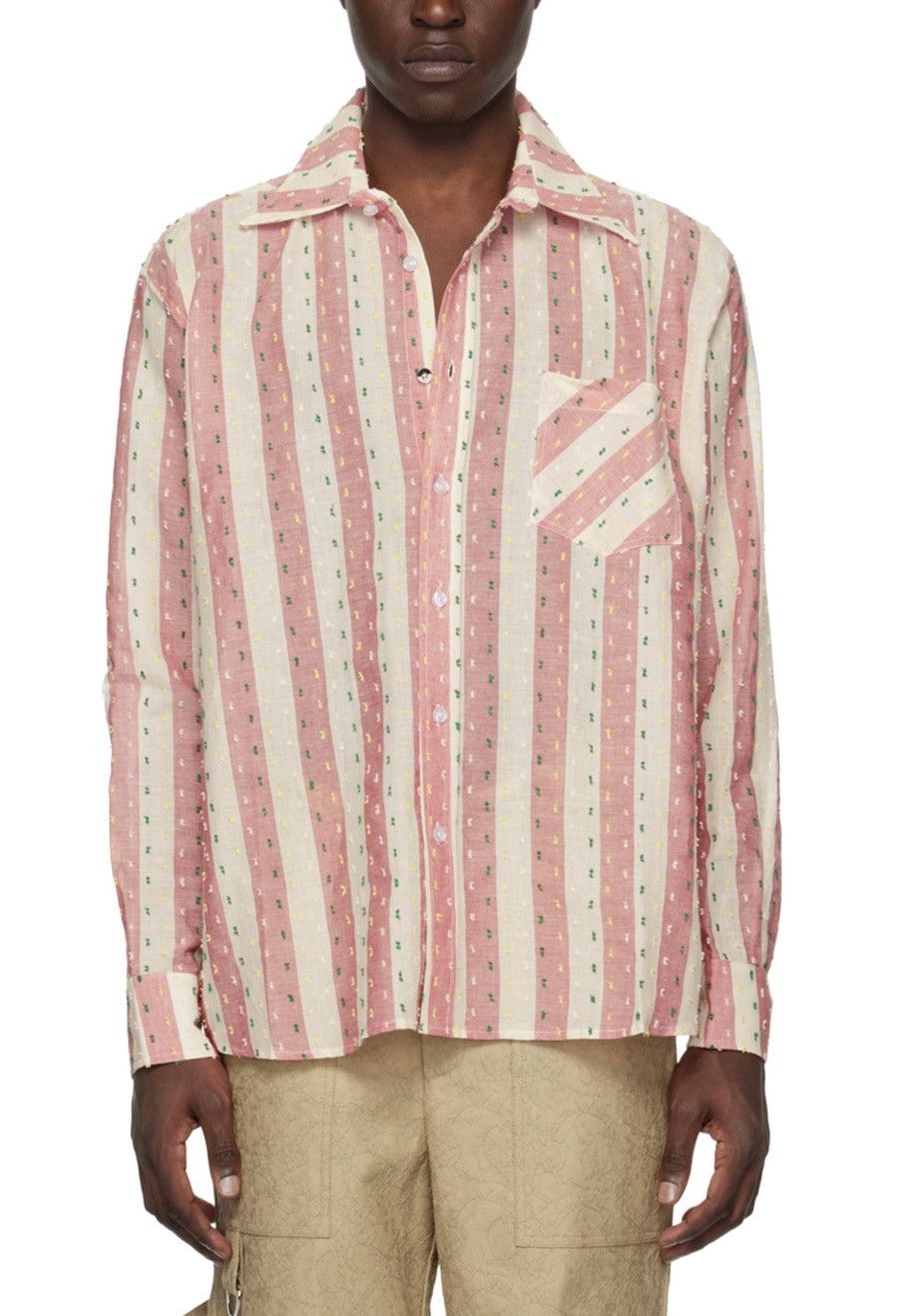 (di)vision (di)vision Striped Off-white shirt Size US XS / EU 42 / 0 - 1 Thumbnail