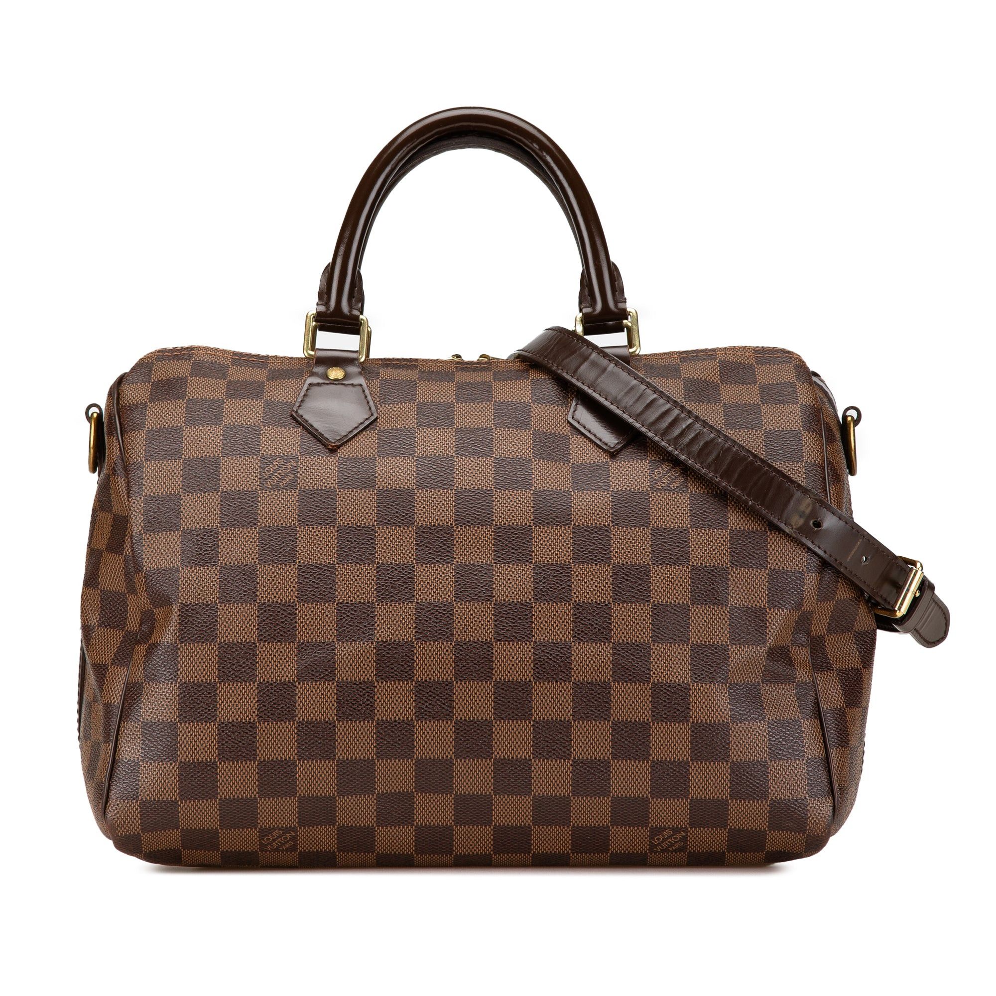 Louis Vuitton Louis Vuitton Damier Ebene Speedy Bandouliere 30 Brown Size ONE SIZE - 1 Thumbnail