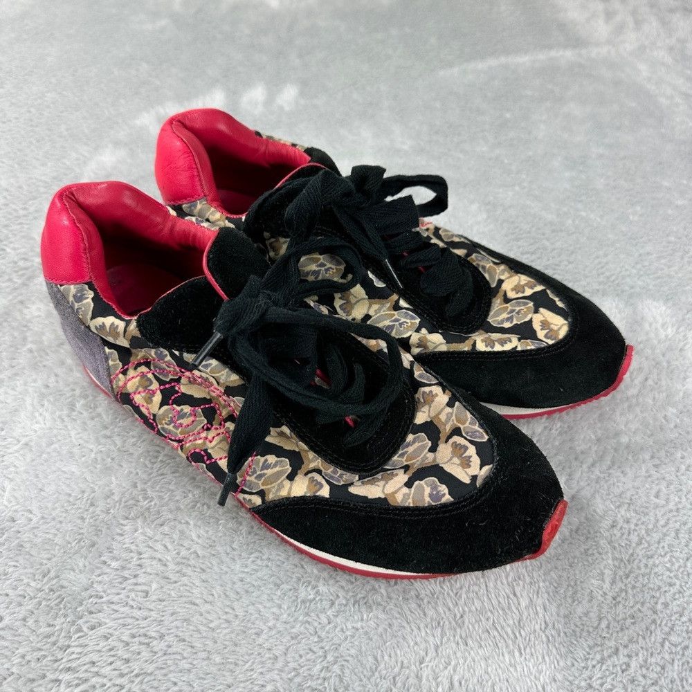 Tory Burch Tory Burch Sneakers Black / Pink Women’s Size 7 US Size US 7 / IT 37 - 1 Thumbnail