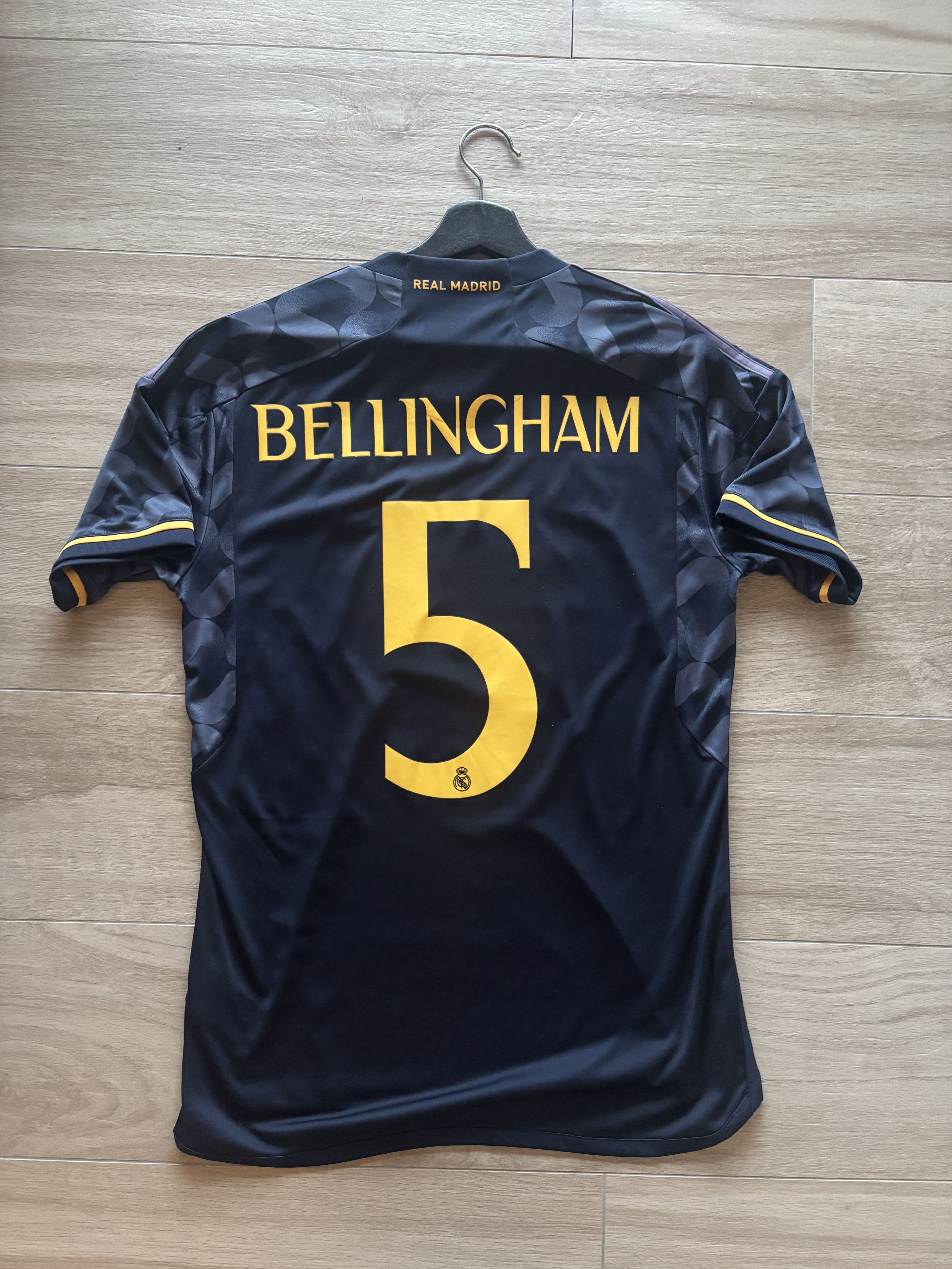 Adidas Real Madrid Away 2023/24 jersey - Bellingham Size US M / EU 48-50 / 2 - 2 Thumbnail