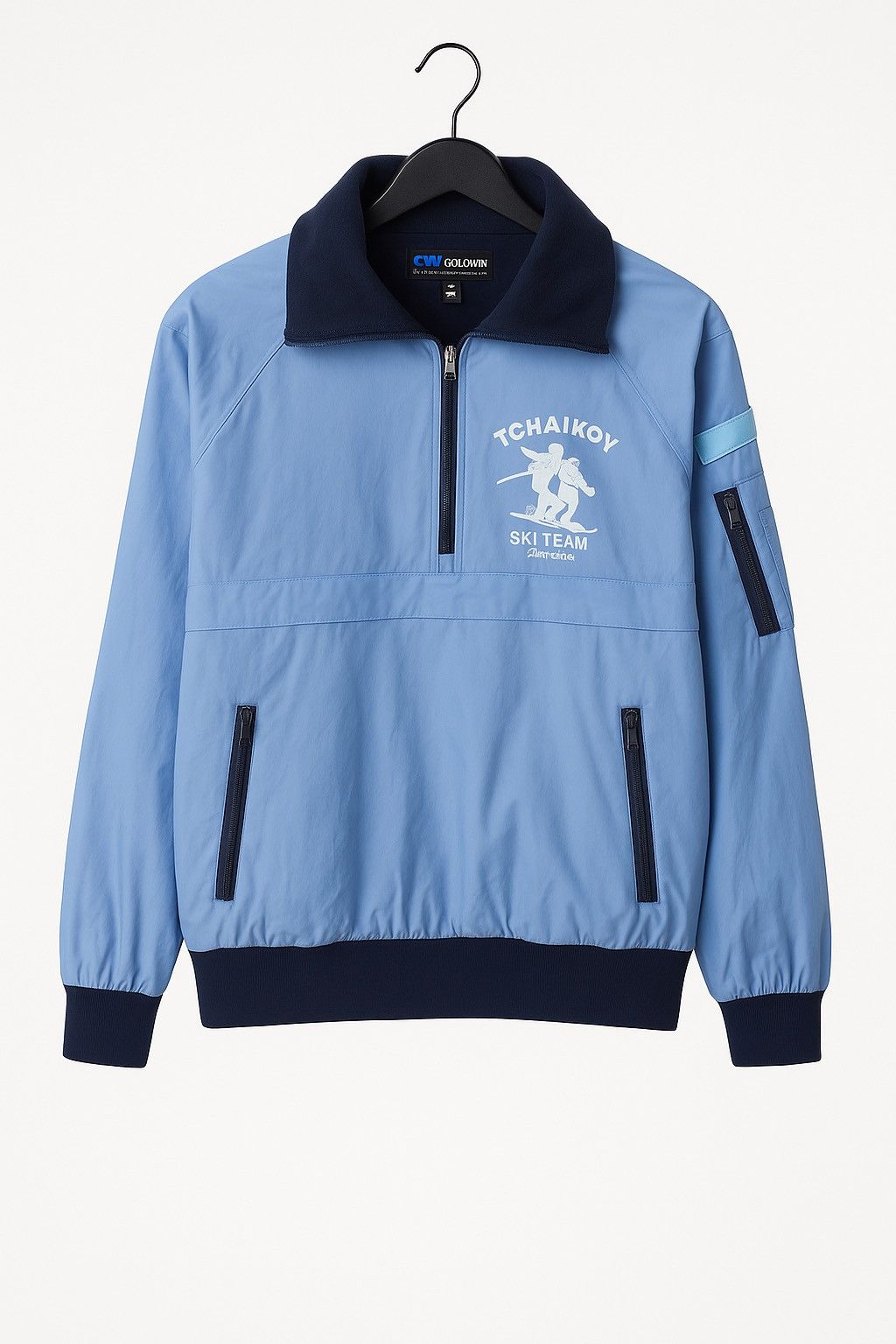Goldwin Vintage Goldwin Tchaikov Ski Team Windbreaker 90s Blue Japan Size US M / EU 48-50 / 2 - 1 Thumbnail