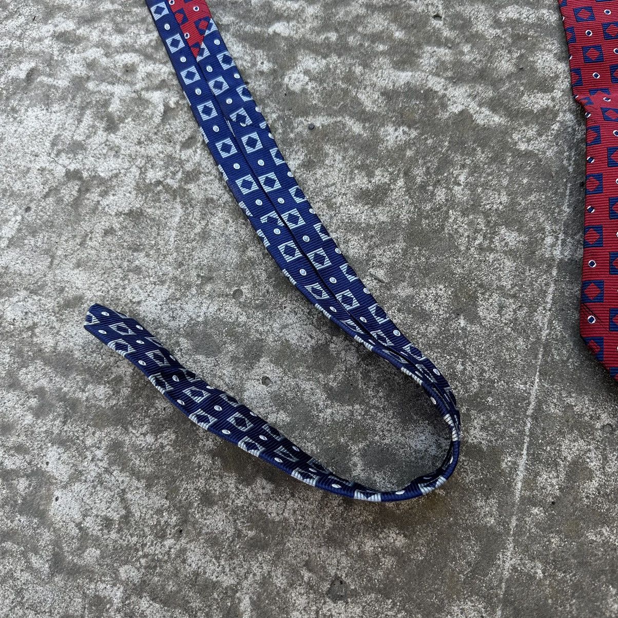 Tommy Hilfiger Luxury Tommy Hilfiger Tie Silk Old Money Italy 00s Size ONE SIZE - 4 Thumbnail