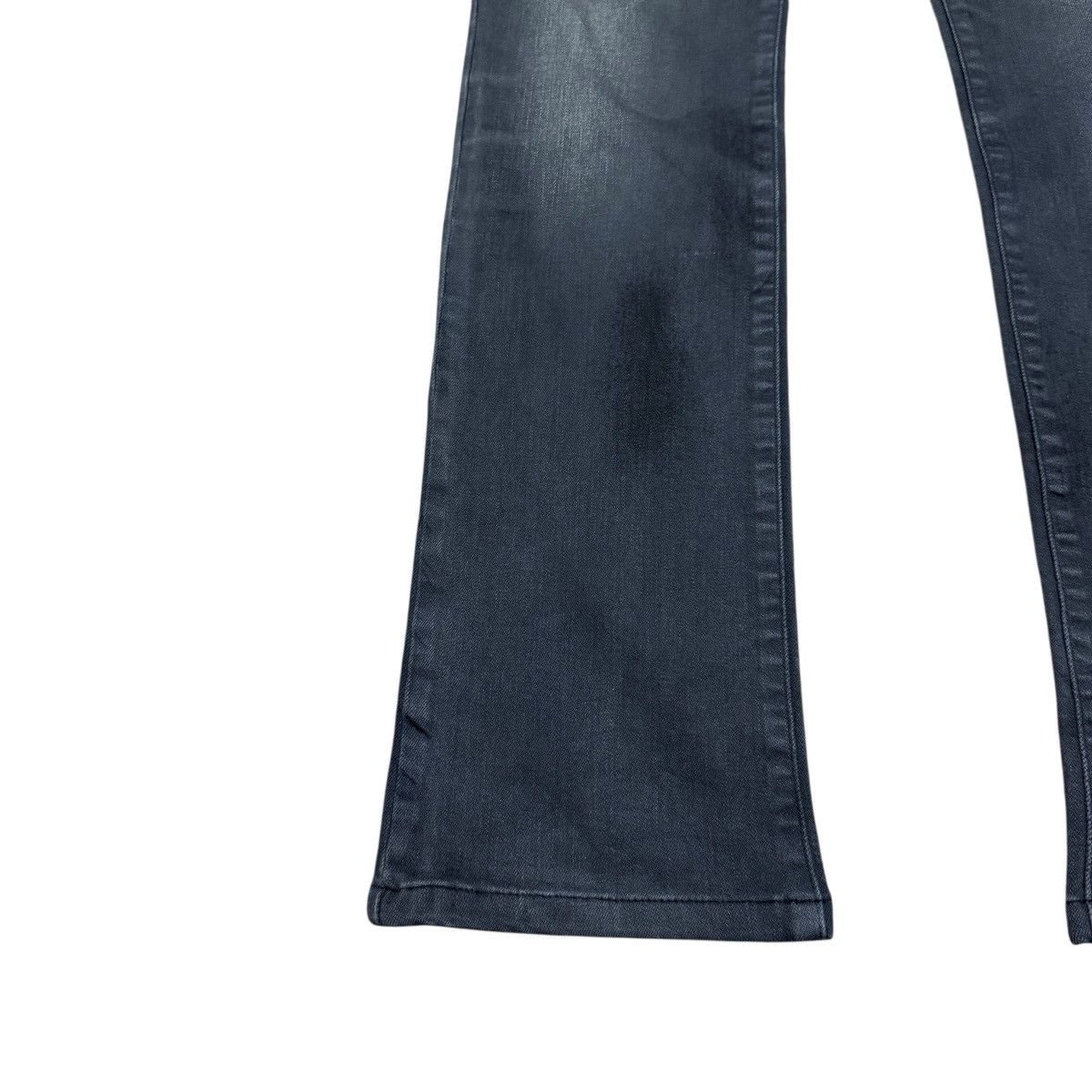 Tornado Mart Tornado Mart Grey Denim Low Flare Jeans Clawmark Size US 31 - 7 Thumbnail