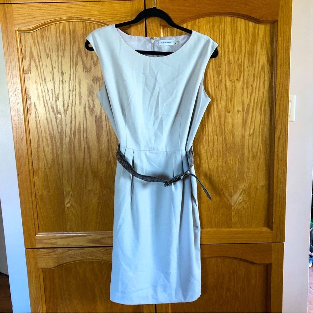 Calvin Klein Calvin Klein dress with belt *read Size M / US 6-8 / IT 42-44 - 1 Thumbnail