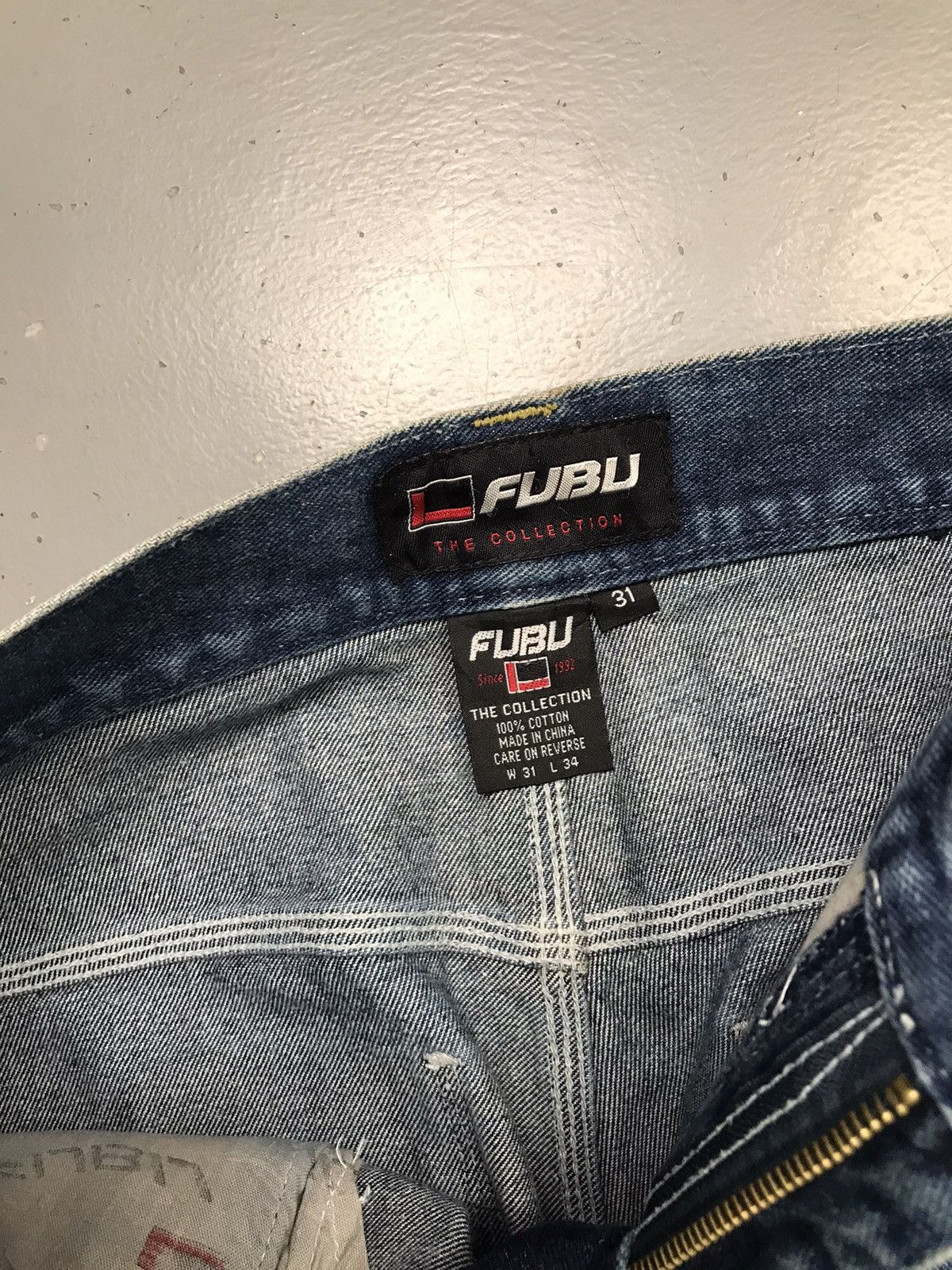 Fubu Vintage Fubu the collection patchwork cargo denim Size US 34 / EU 50 - 10 Thumbnail