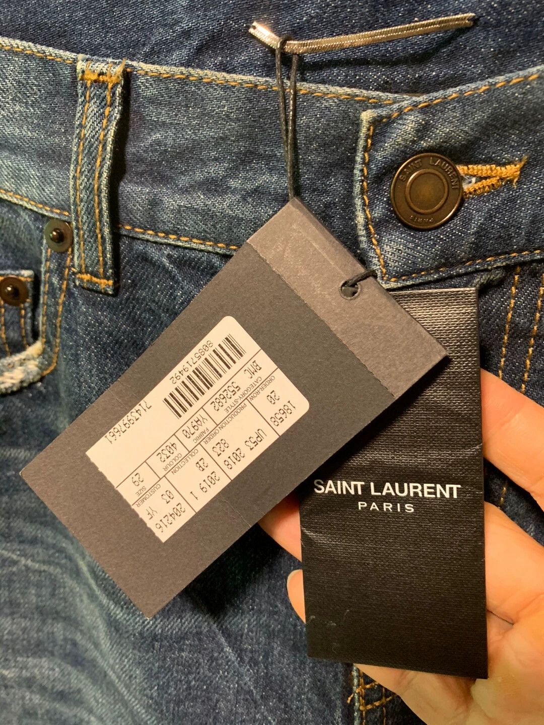 Saint Laurent Paris SLP d02 new jeans w29 Size 29" - 4 Thumbnail