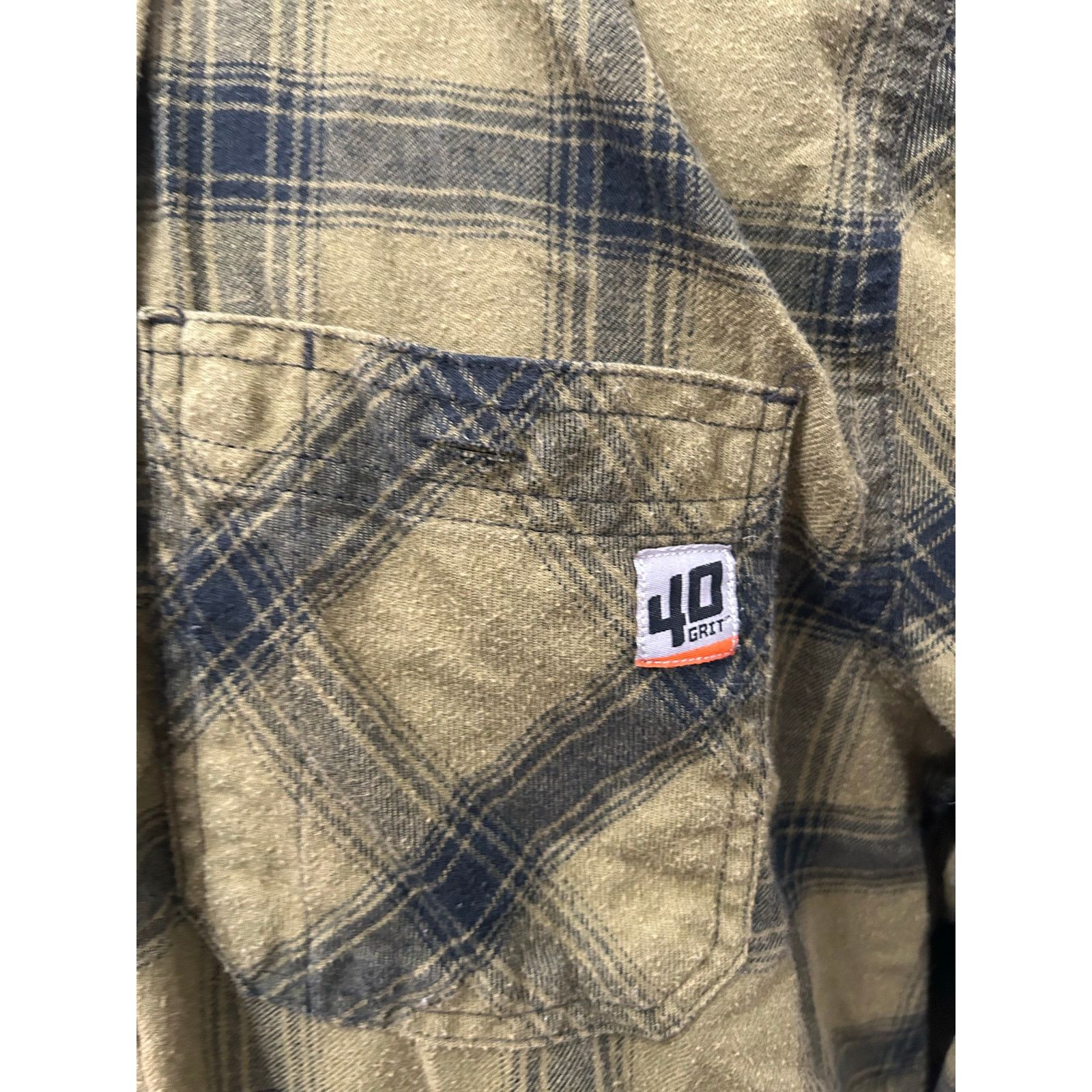 Duluth Trading Company Duluth Trading 40 Grit Green Black Flannel Work Shirt M Size US M / EU 48-50 / 2 - 2 Thumbnail