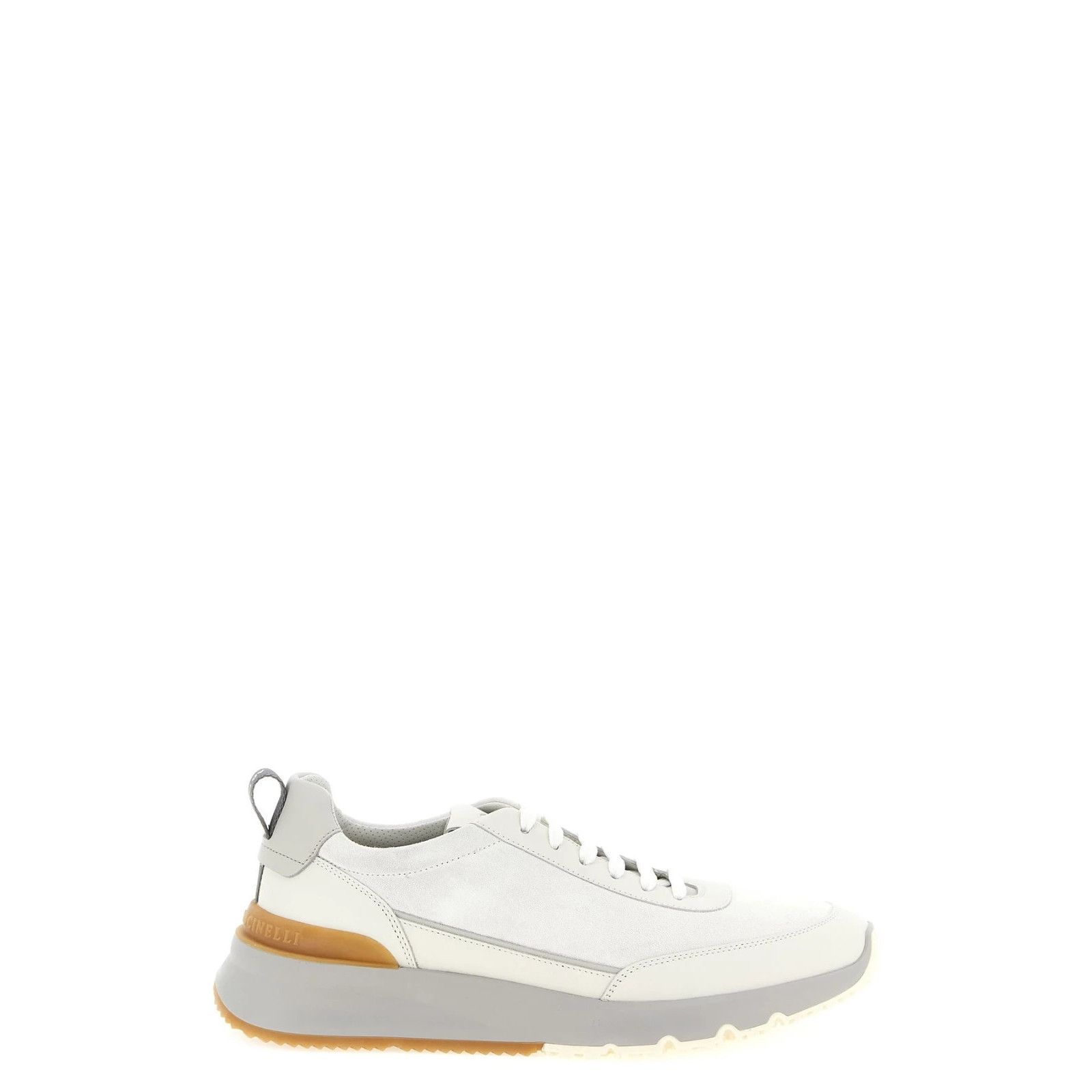 BRUNELLO CUCINELLI $1150 White Runners Sneakers New & Authen