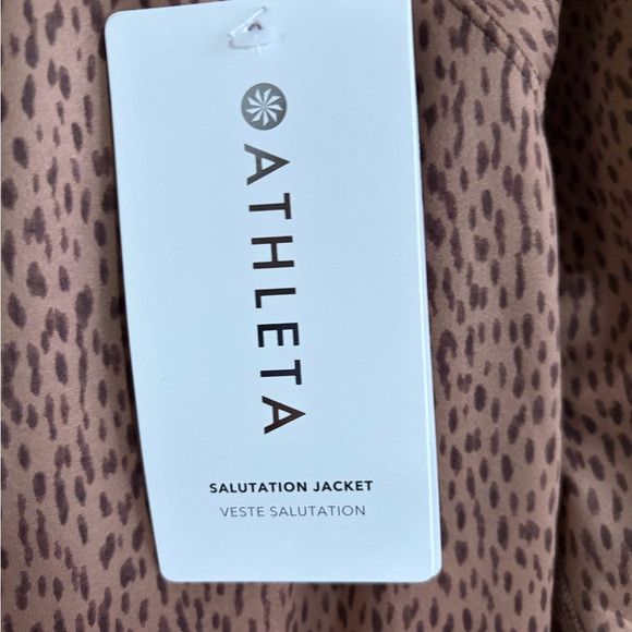 Athleta Athleta Salutation Jacket Leopard Print brown size small NWT Size S / US 4 / IT 40 - 7 Thumbnail