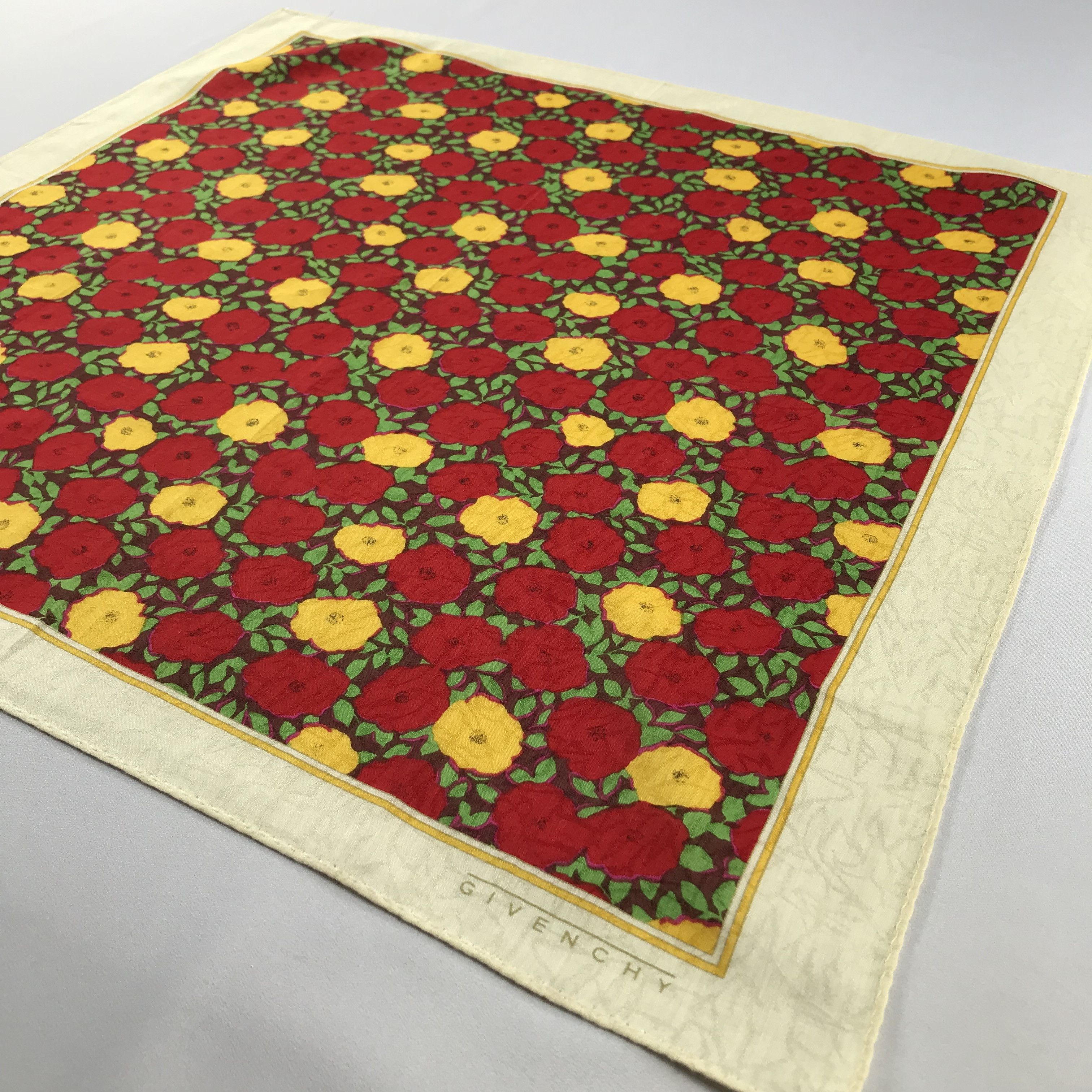 Vintage Givenchy Handkerchief / Bandana / Neckerchief C597 Size ONE SIZE - 4 Thumbnail