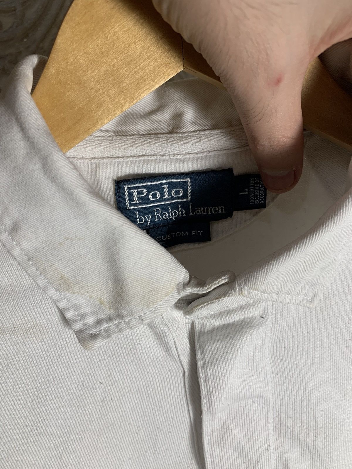 Polo Ralph Lauren VINTAGE POLO RALPH LAUREN RETRO RUGBY CLASSIC CASUAL Y2K 90s Size US L / EU 52-54 / 3 - 3 Thumbnail