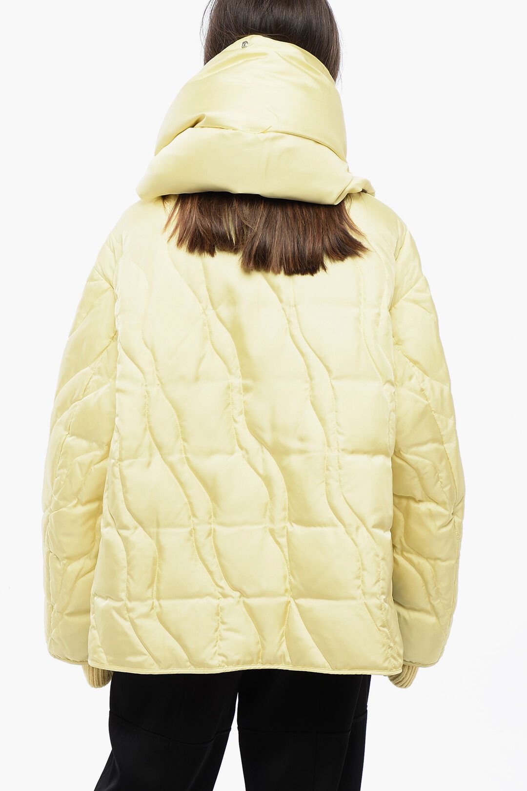 Jil Sander og1mm1225 Quilted Down Jacket in Yellow Size M / US 6-8 / IT 42-44 - 2 Thumbnail