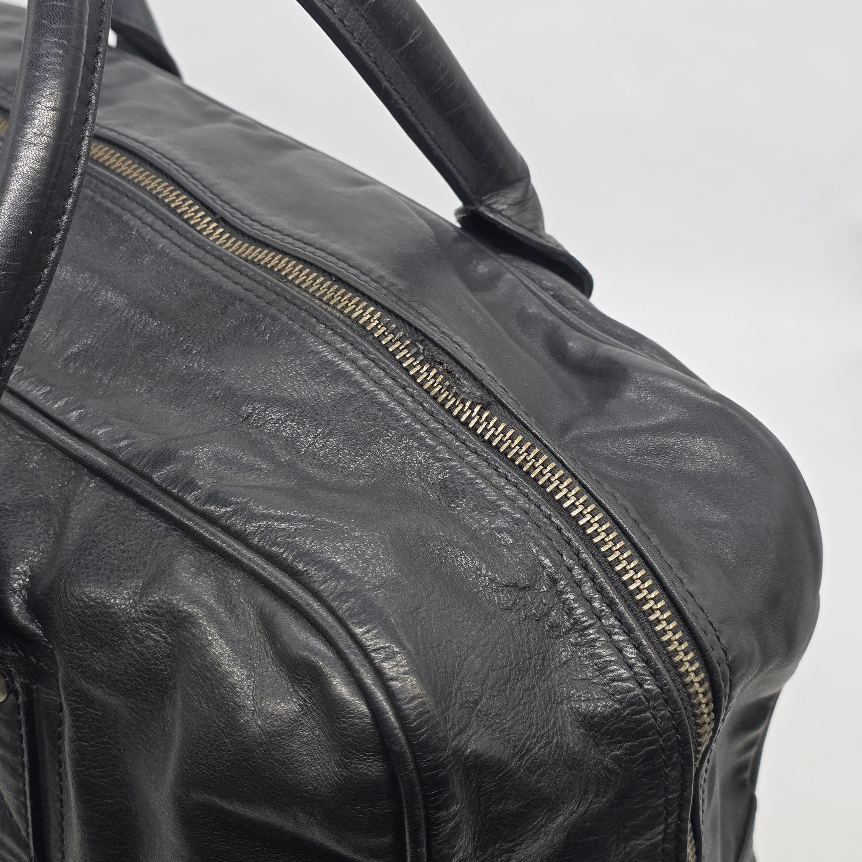 Ann Demeulemeester Ann Demeulemeester - Archive Leather Weekender Bag Size ONE SIZE - 12 Thumbnail