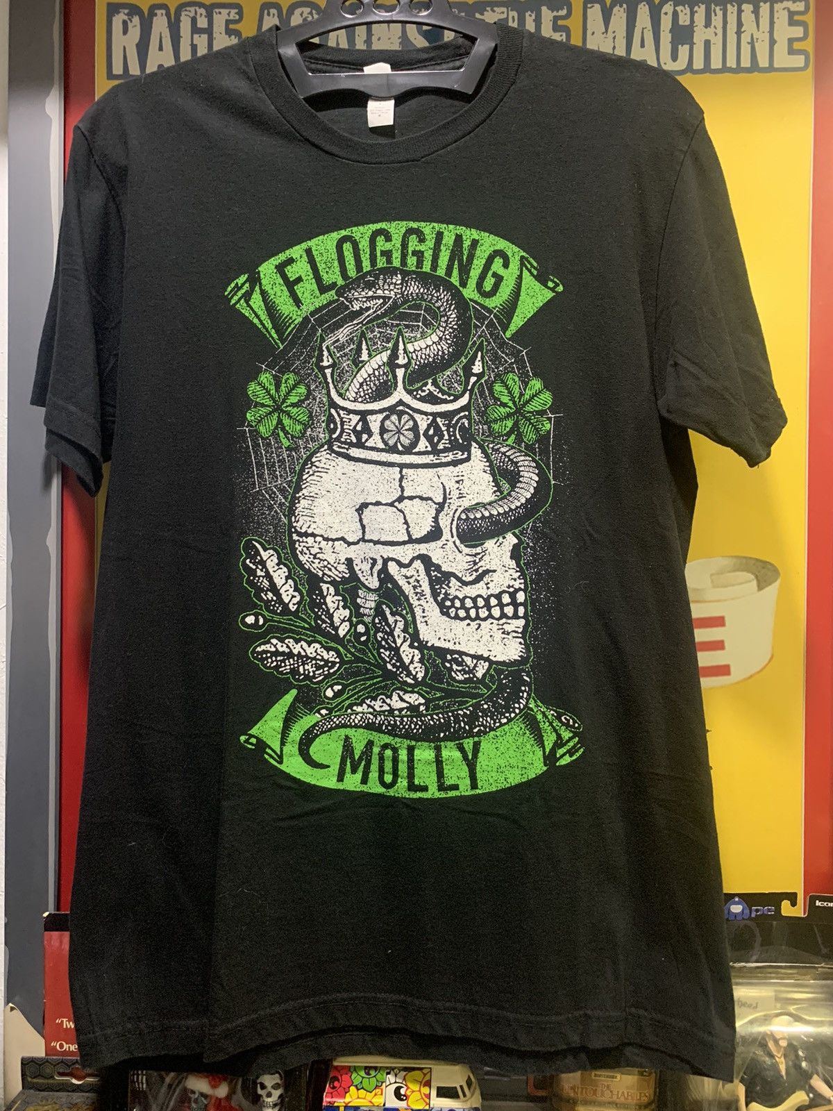 Band Tees × Vintage FLOGGING MOLLY “Snake Skull” Band Tees Size US M / EU 48-50 / 2 - 2 Thumbnail