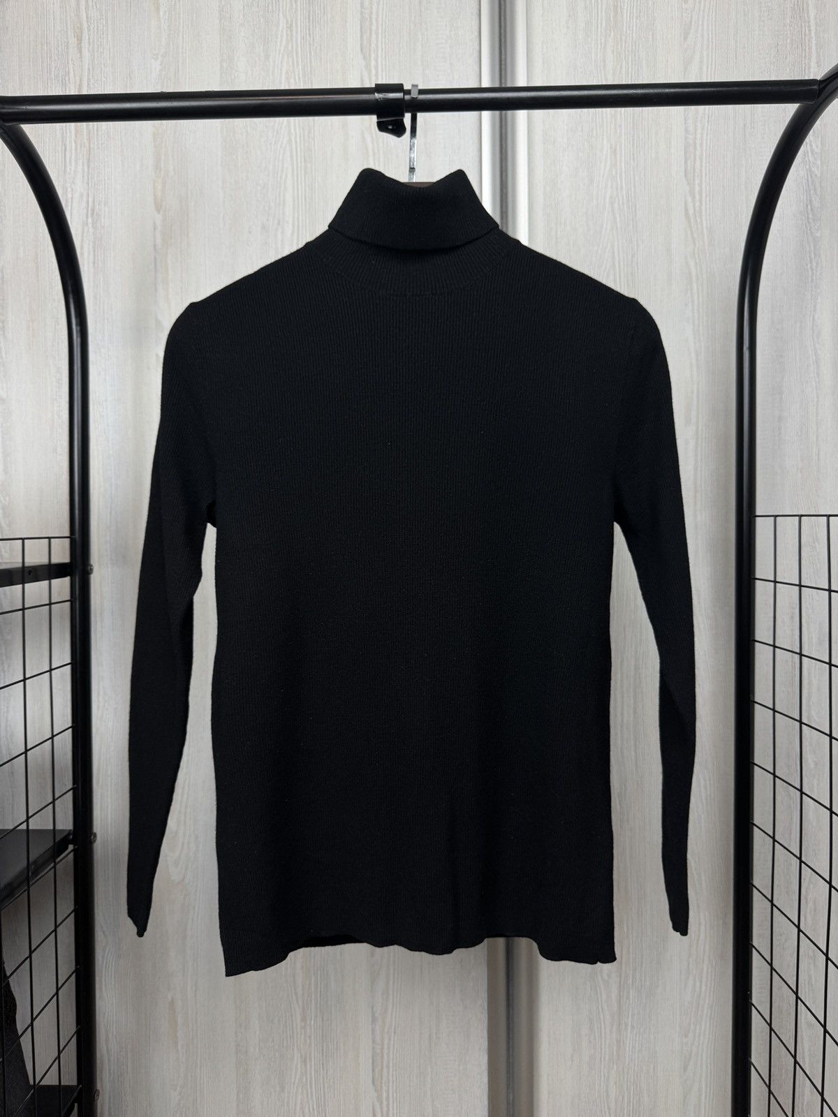 Polo Ralph Lauren Polo Ralph Lauren black wool stretch turtleneck sweater Size M / US 6-8 / IT 42-44 - 1 Thumbnail