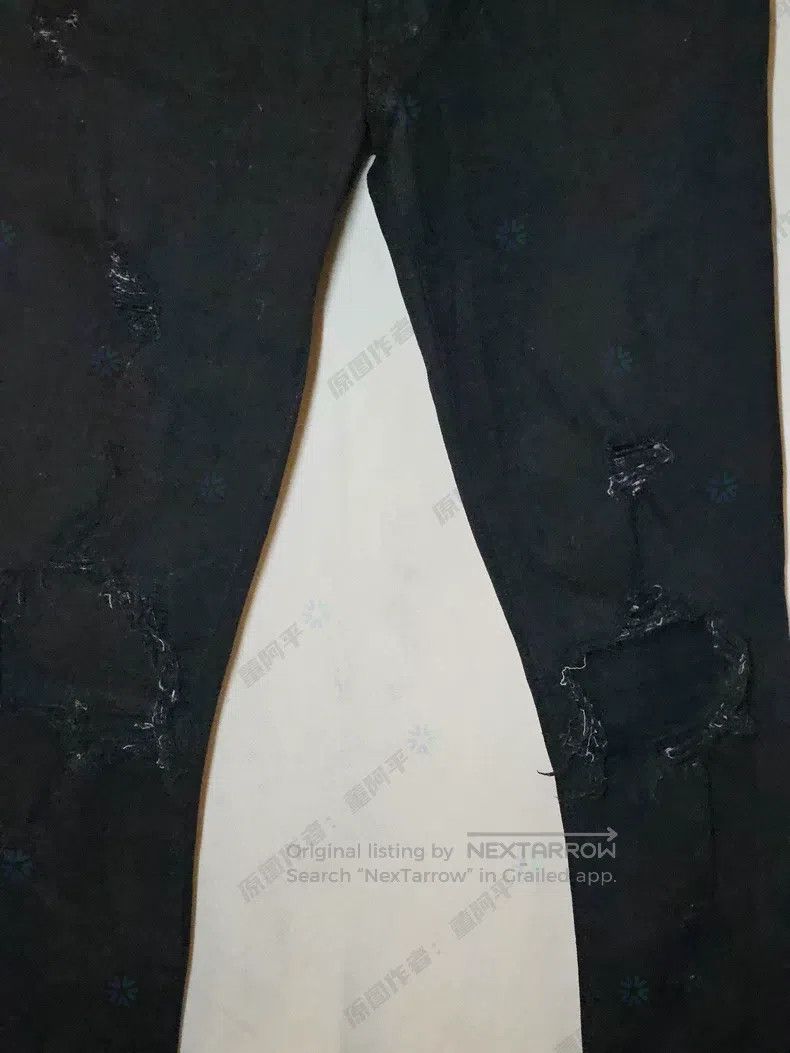 Amiri Amiri Size 31 Black knees destroy jeans Size US 31 - 2 Thumbnail