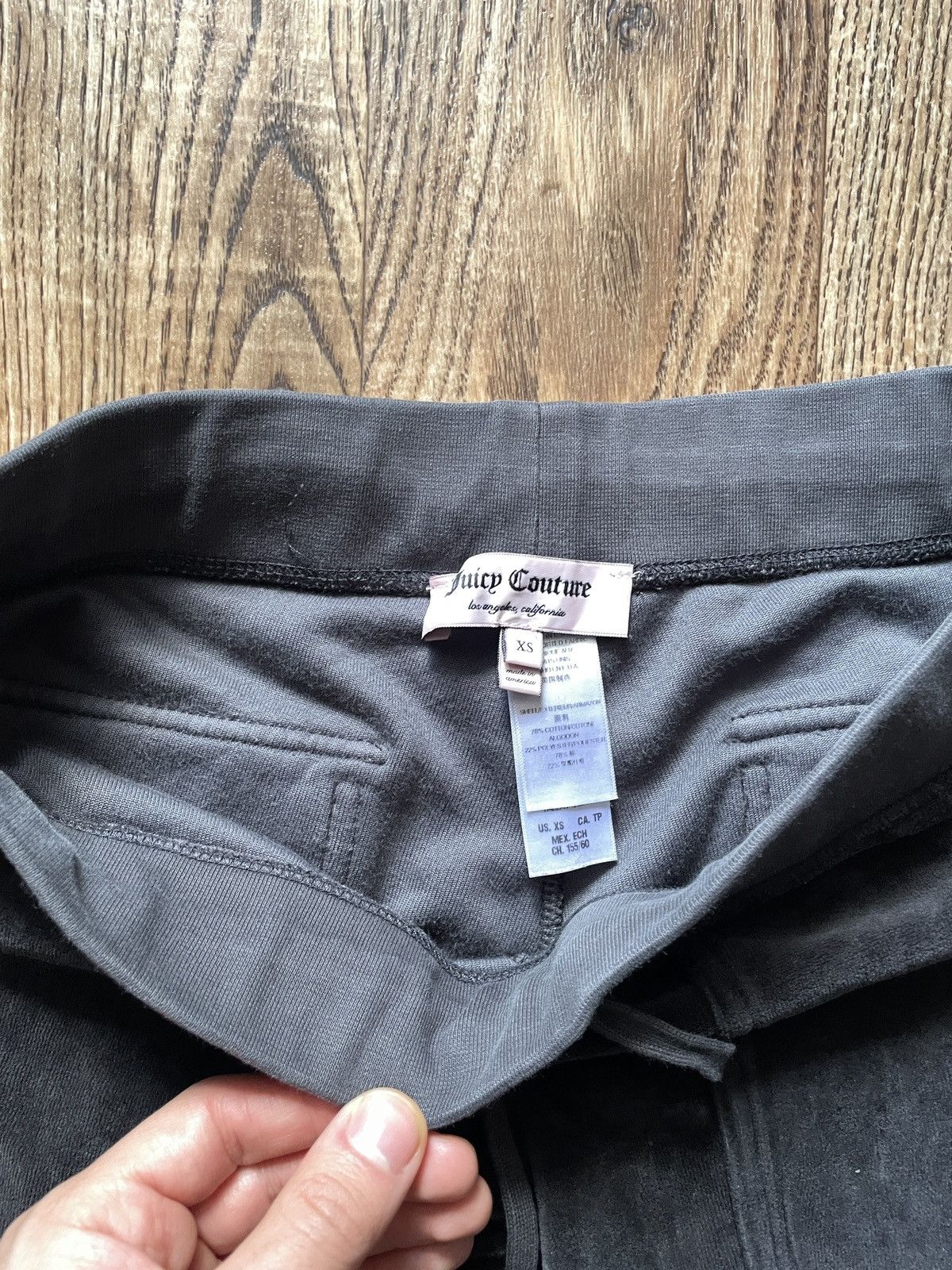 Japanese Brand VELOUR VINTAGE GREY Y2K JUICY COUTURE SUITS Size S / US 4 / IT 40 - 5 Thumbnail