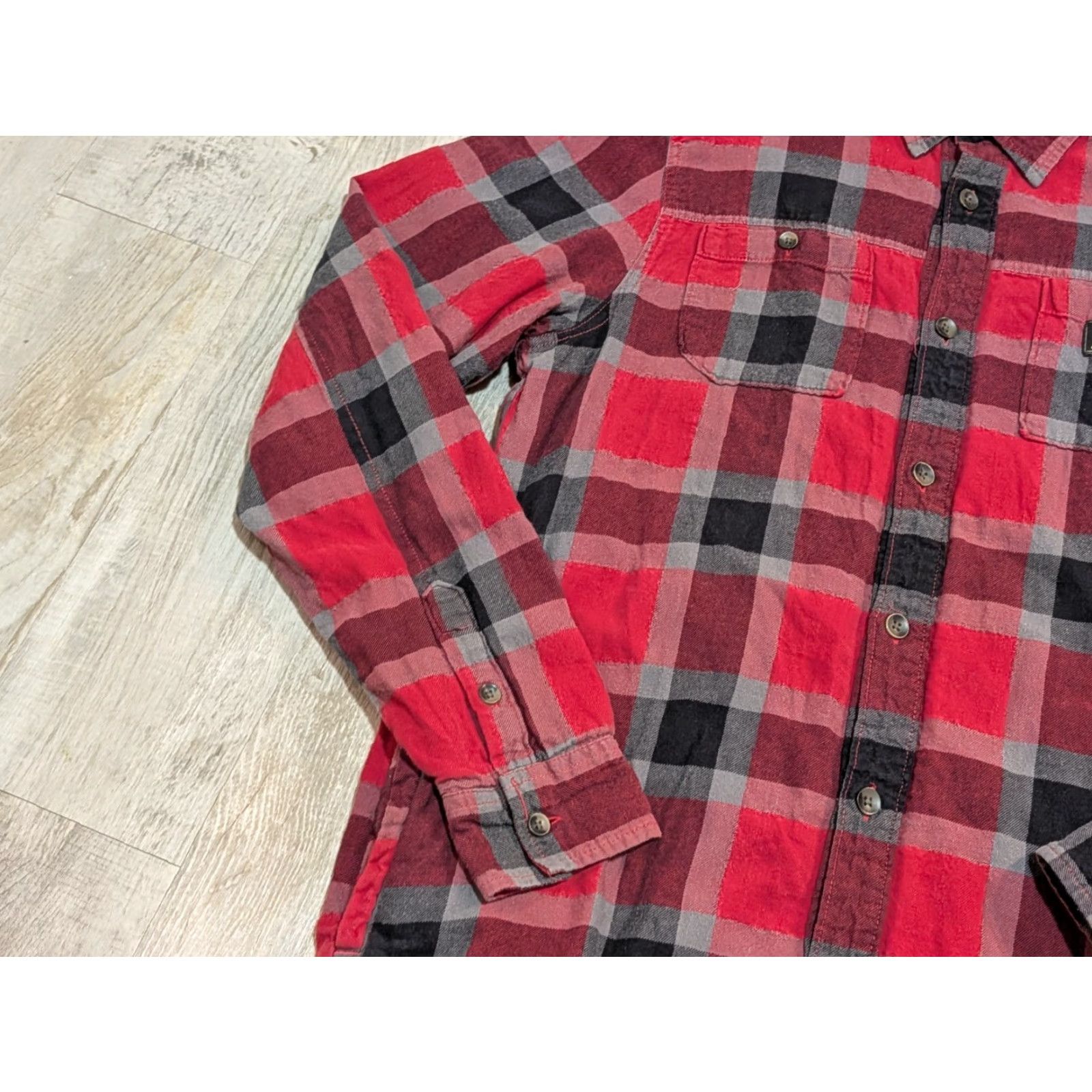 Vintage VINTAGE Armada Men's Buffalo Plaid Tech Flannel Button Up L/S Lined Shirt Size L Size US L / EU 52-54 / 3 - 5 Thumbnail