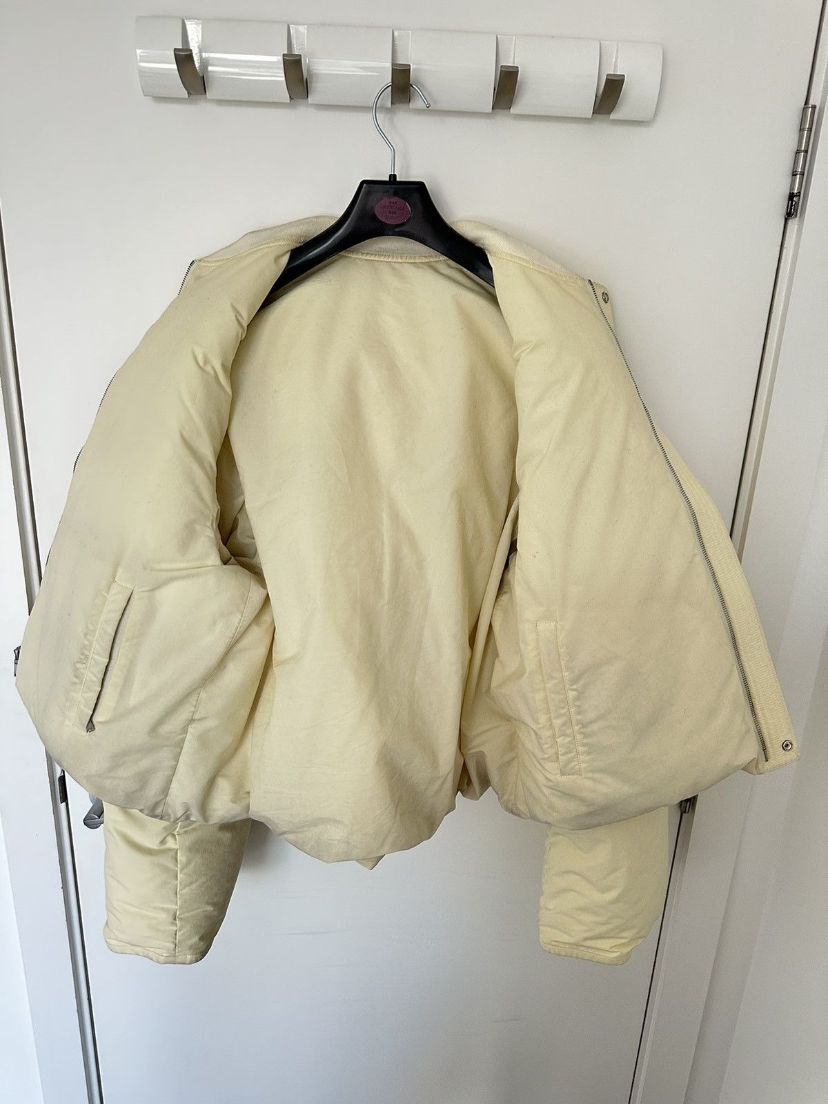 Jil Sander Jil Sander puffer cream down double face jacket Size US M / EU 48-50 / 2 - 2 Thumbnail