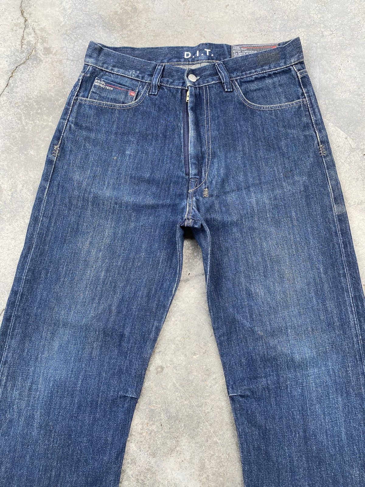 Diesel Vintage Y2k Diesel Distressed Denim Pants Size US 30 / EU 46 - 3 Thumbnail