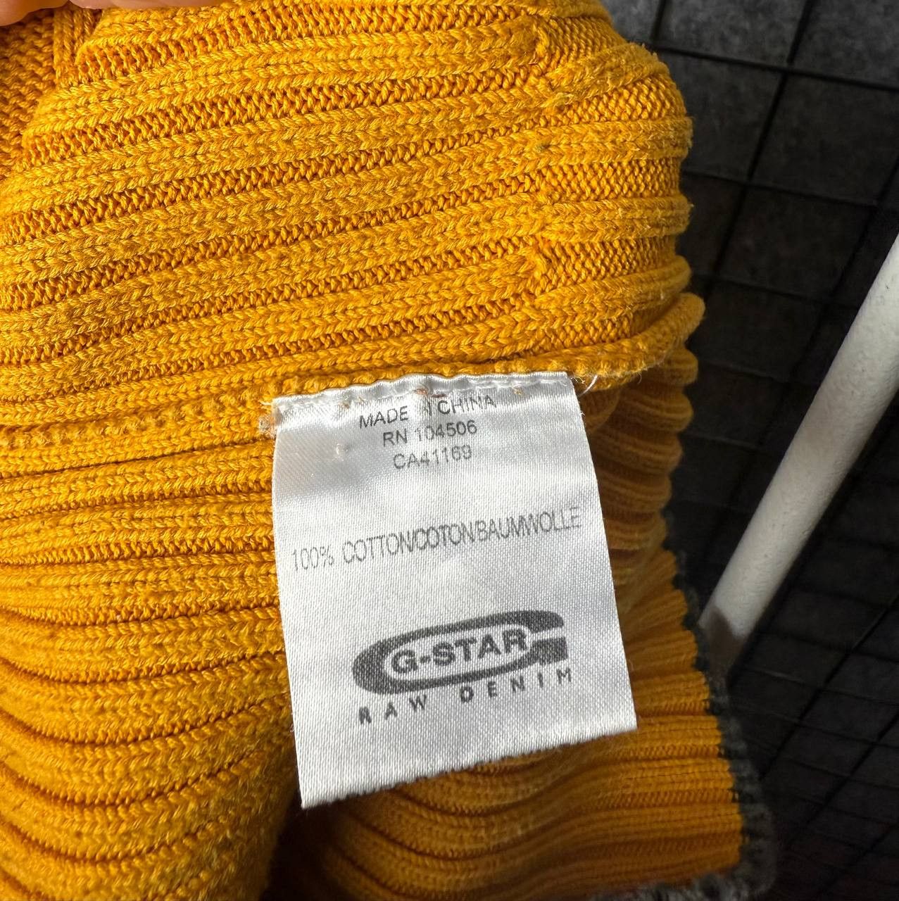 G-Star G Star raw sweaterk Knitted spellout logo size XLarge Size US XL / EU 56 / 4 - 6 Thumbnail