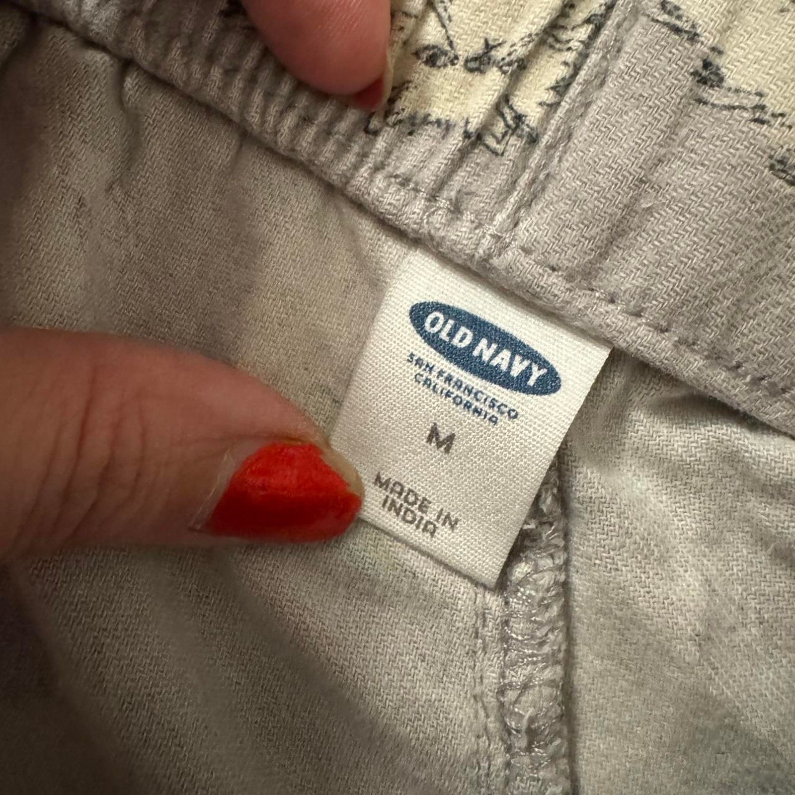 Old Navy Grumpy White Cats Kitties Kitty Meow Print Pajama Pants XL Size ONE SIZE - 6 Thumbnail