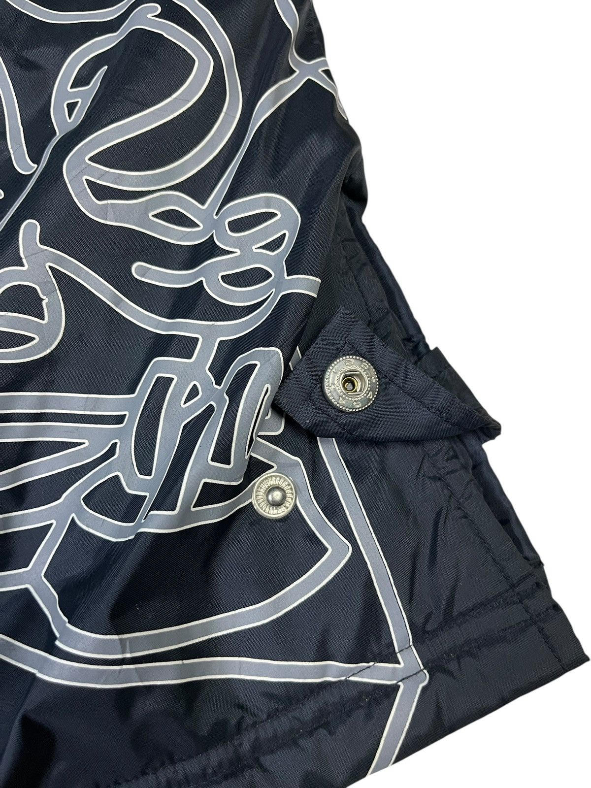 JNCO × Rap Tees Bobby Gang Hip Hop Promo Baggy Long Jacket Sherpa Lined Size US L / EU 52-54 / 3 - 12 Thumbnail