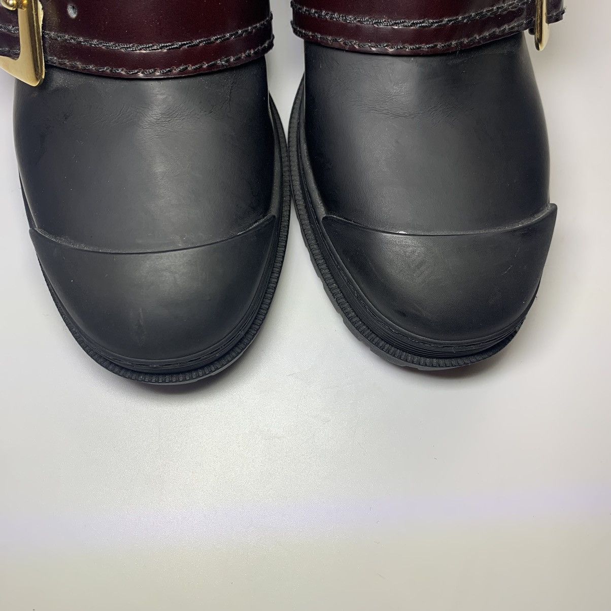 Burberry Burberry Women’s Leather Upper Boots Suede Buckle Ankle Size US 6 / IT 36 - 11 Thumbnail