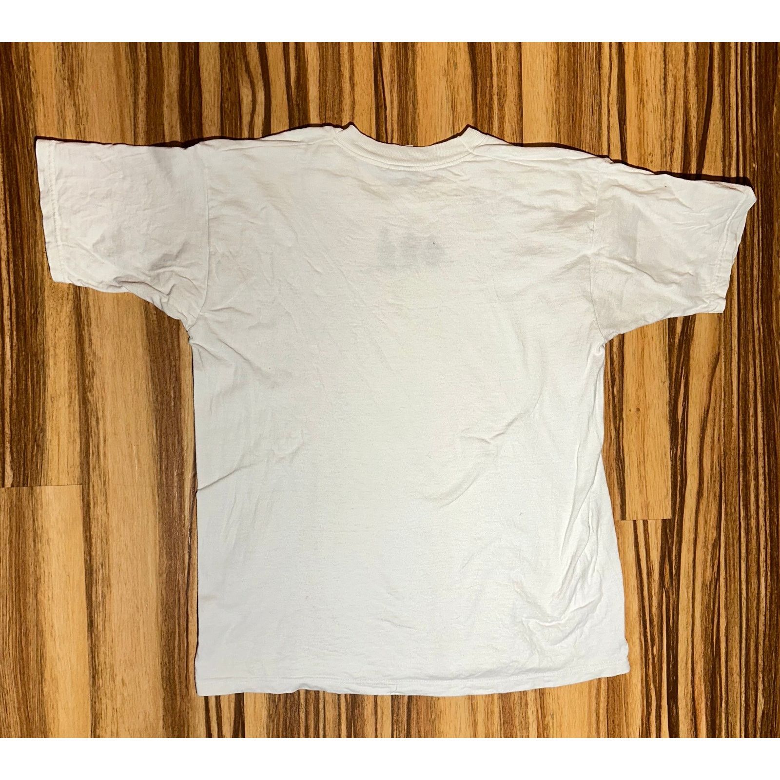 Fruit Of The Loom Vintage Bird Houses White Tshirt Size US L / EU 52-54 / 3 - 5 Thumbnail