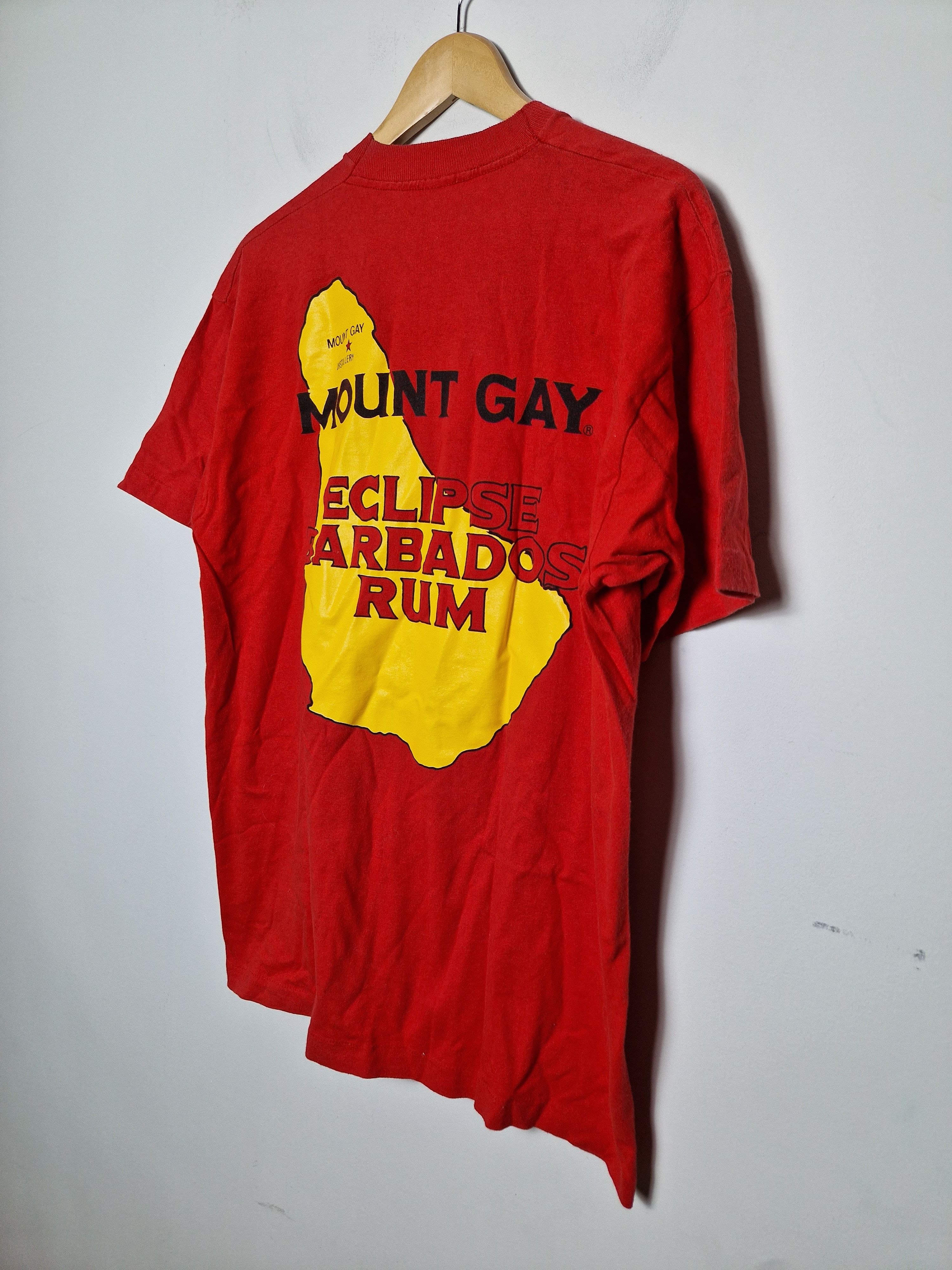 Vintage Mount Gay Barbados Rum Made in USA vintage single stitch tee Size US XL / EU 56 / 4 - 3 Thumbnail