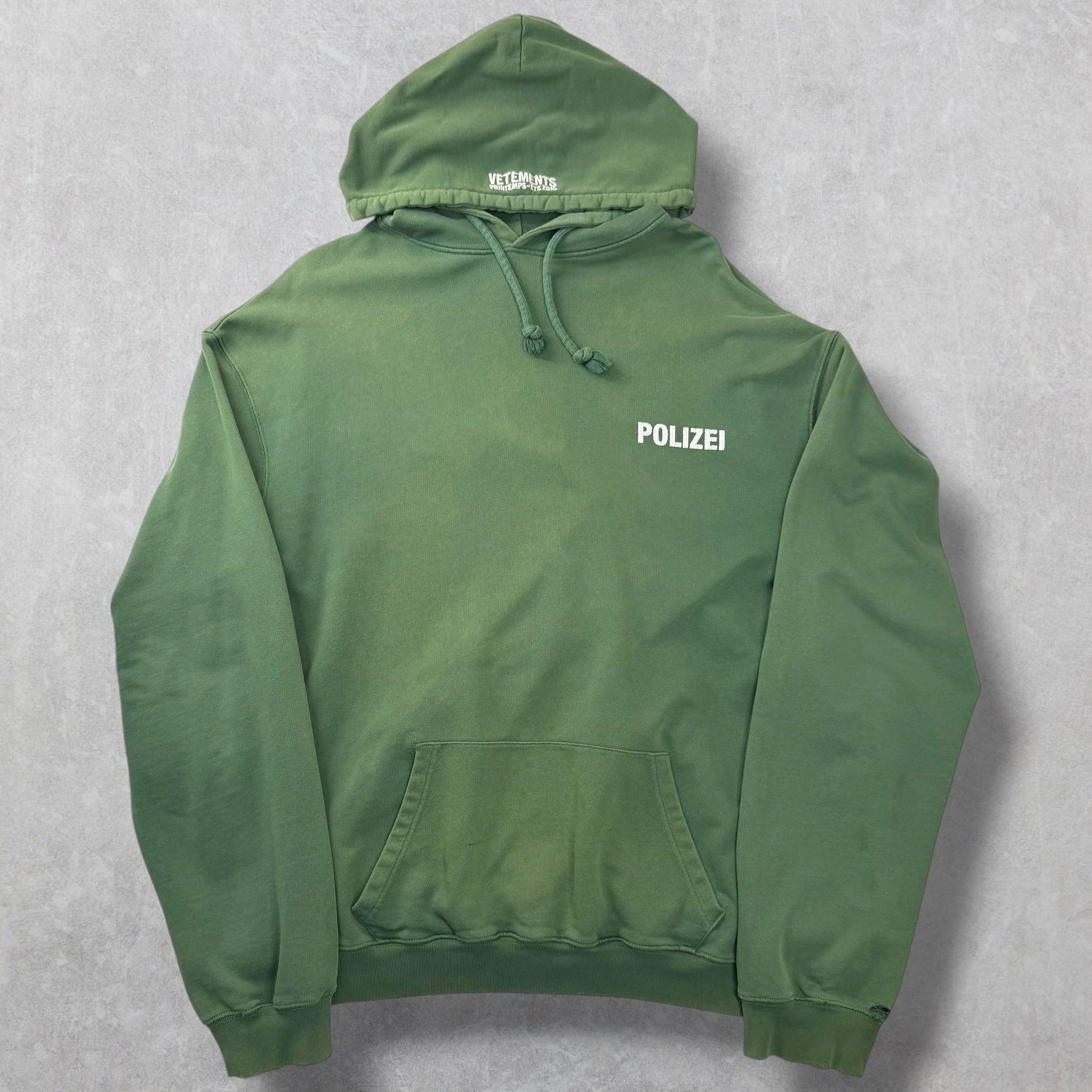 Vetements Vetements "Polizei" Oversized Hoodie L Size US L / EU 52-54 / 3 - 2 Thumbnail